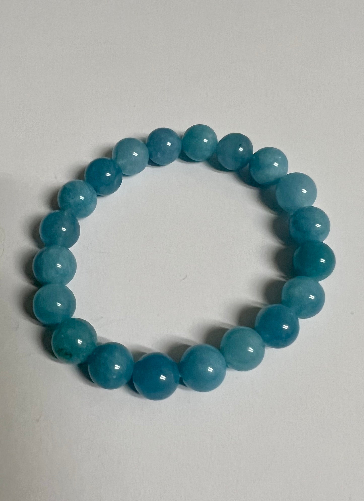 Jade Blue Bracelet 10mm