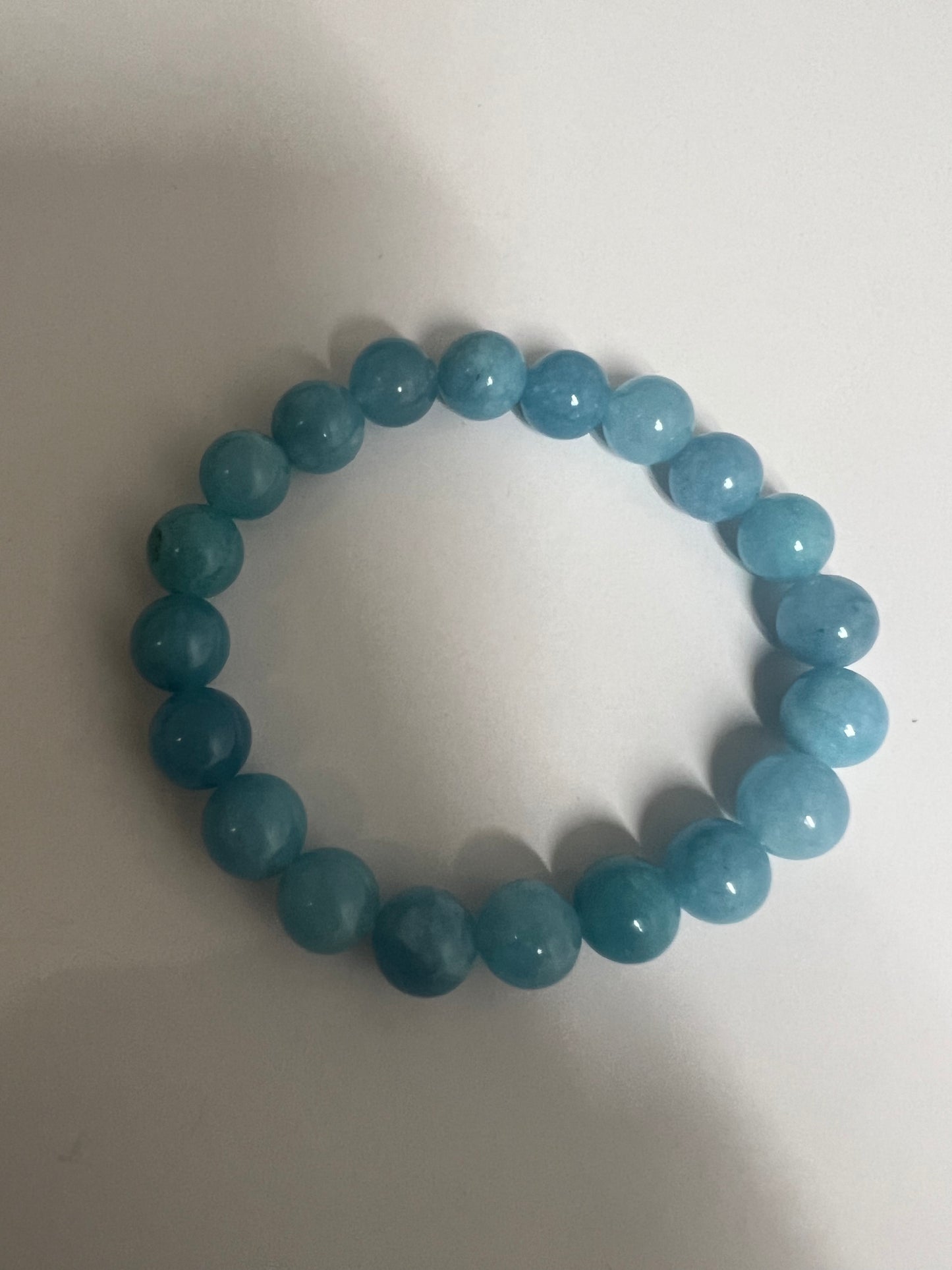 Jade Blue Bracelet 10mm