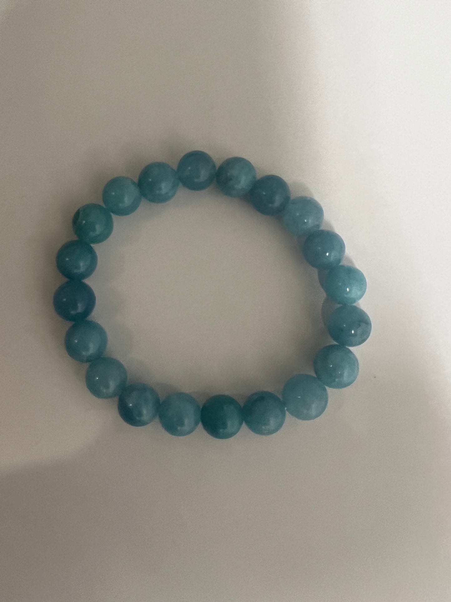 Jade Blue Bracelet 10mm