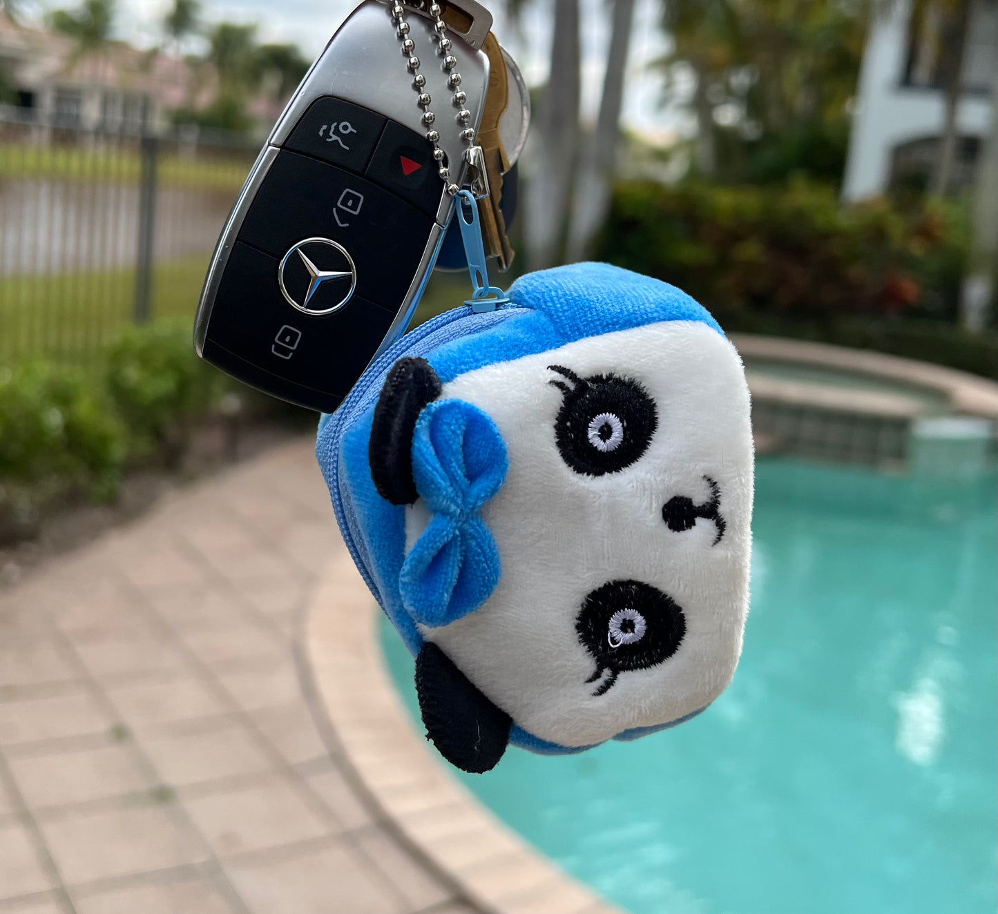 Mini Panda Plush Coin Purse – Cute Cartoon Zipper Wallet, Soft & Portable, 3.15"