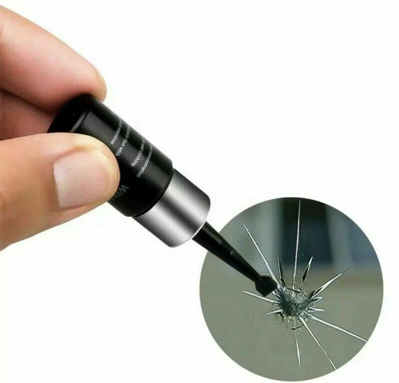 Windshield Repair Kit Cracked Glass Repair Kit to Fix Auto Glass Windshield Crack Chip