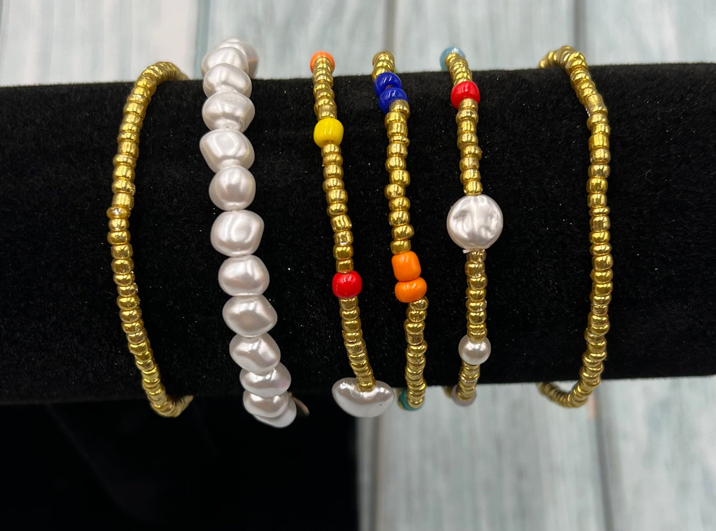 Baroque Shaped Pearl Heart Fashion Bracelet