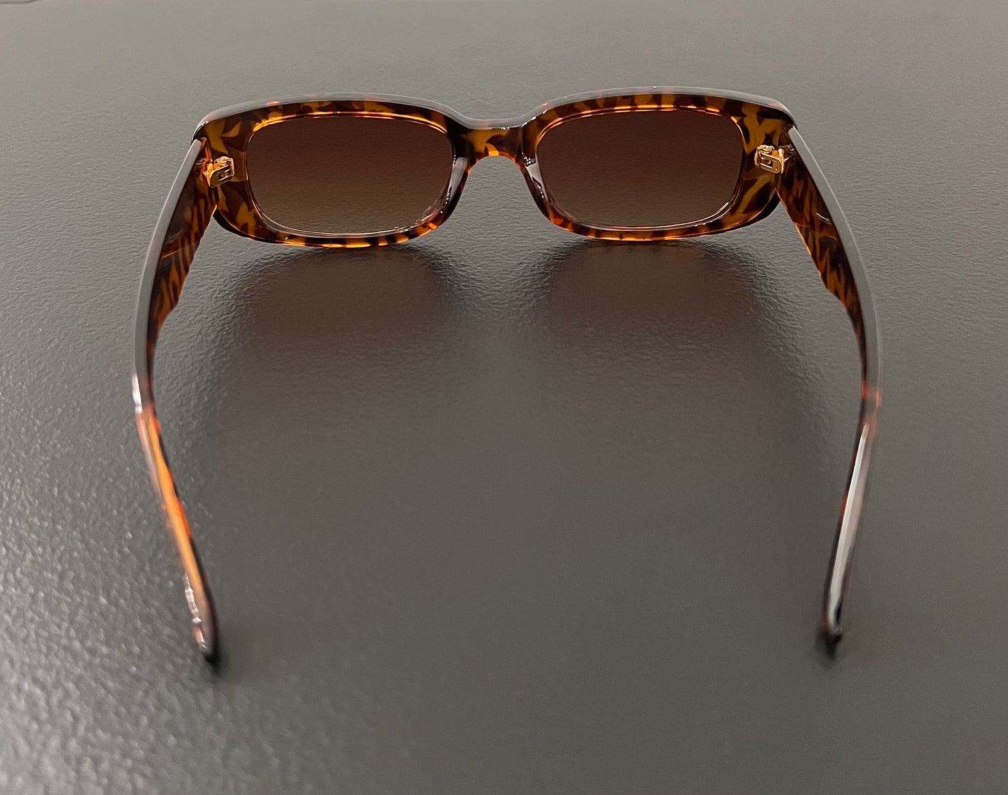 Retro Geometric Leopard Sunglasses – Small Rectangle Frame, Pink Lens, UV400, Unisex