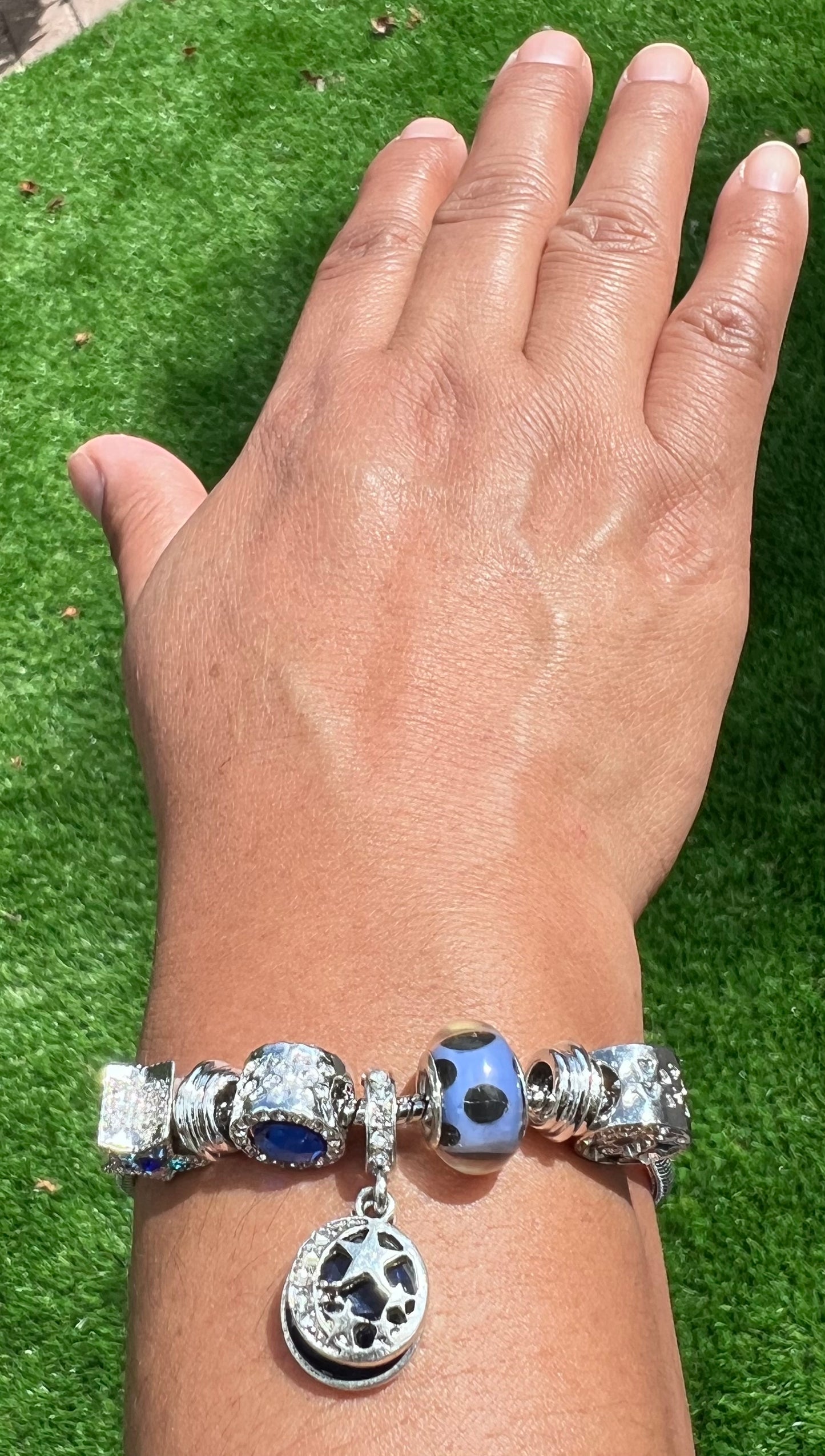 Glass Geometric Beaded Bracelet Jewelry