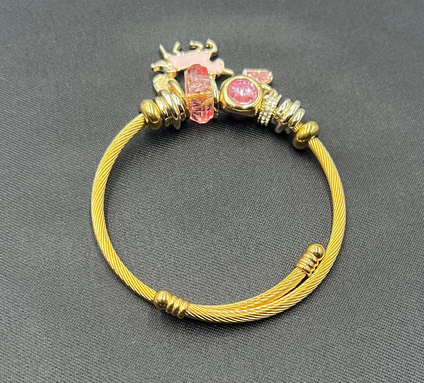 Simple Horse Pendant Multielement Accessories Bracelet