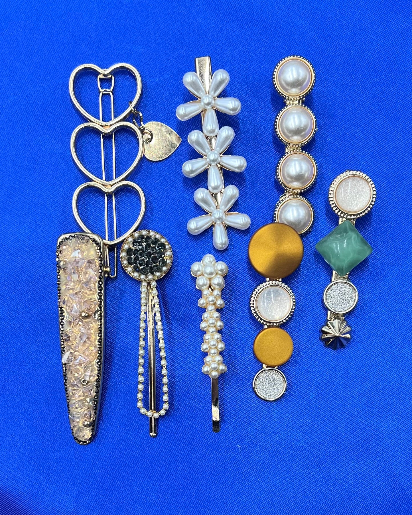 Pearl Hair Clip Set – Fairy Bangs & Headdress Clips