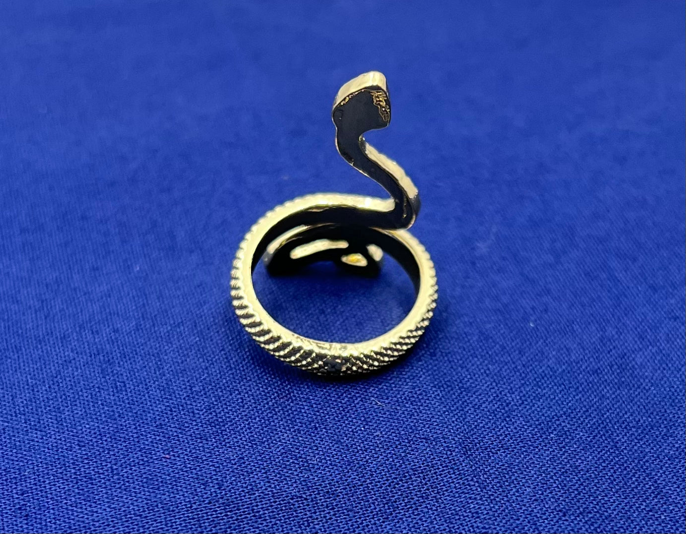 Gold Snake Ring β Adjustable Vintage Punk Animal Ring for Men & Women
