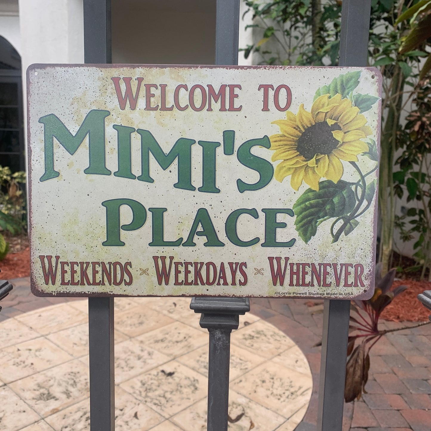 Mimi's Tin Sign Wall Decor 8 x 10