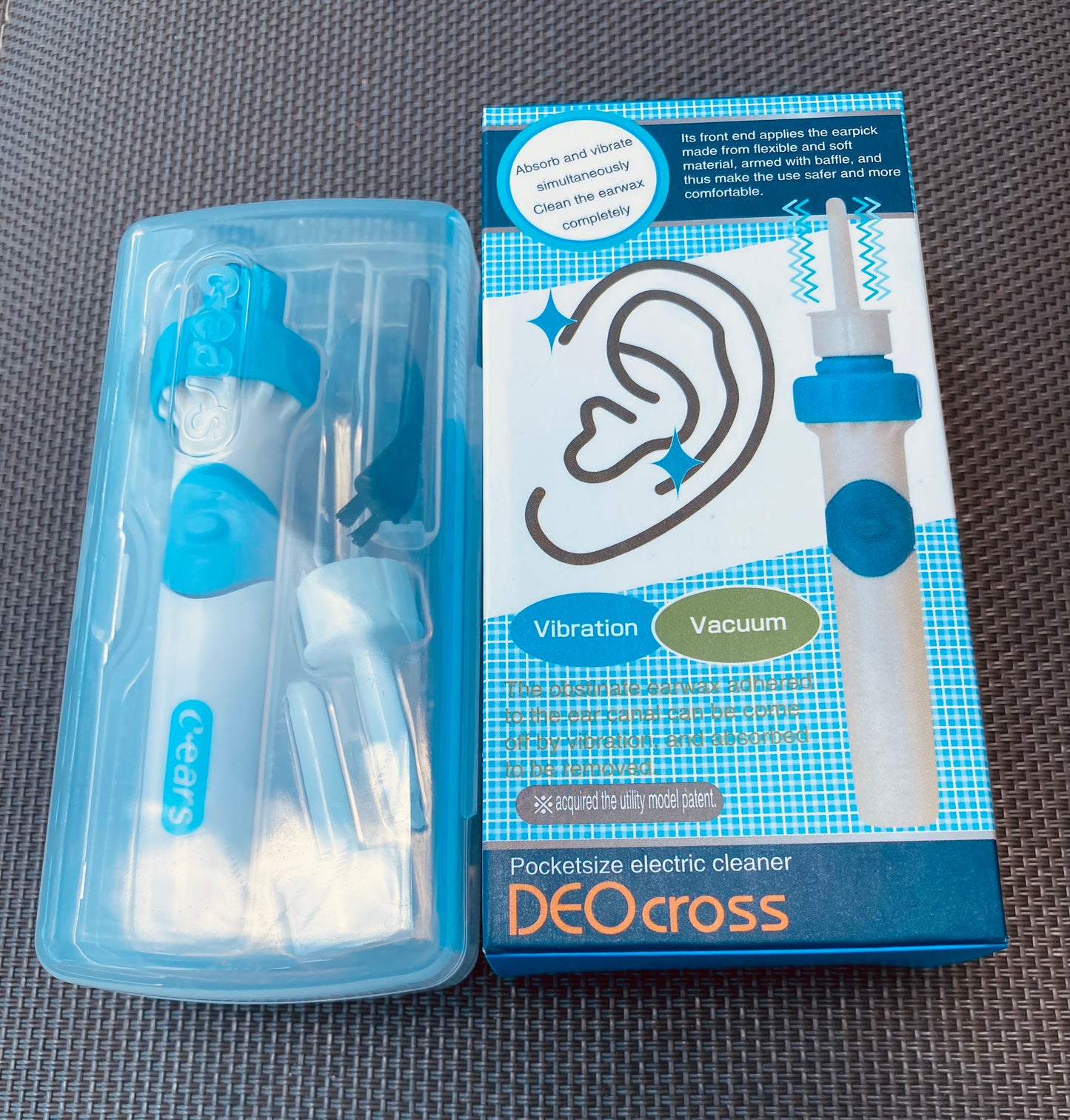 Safety Electric Cordless Vacuum Ear Cleaner Wax Remover Painless Cleaning Tool