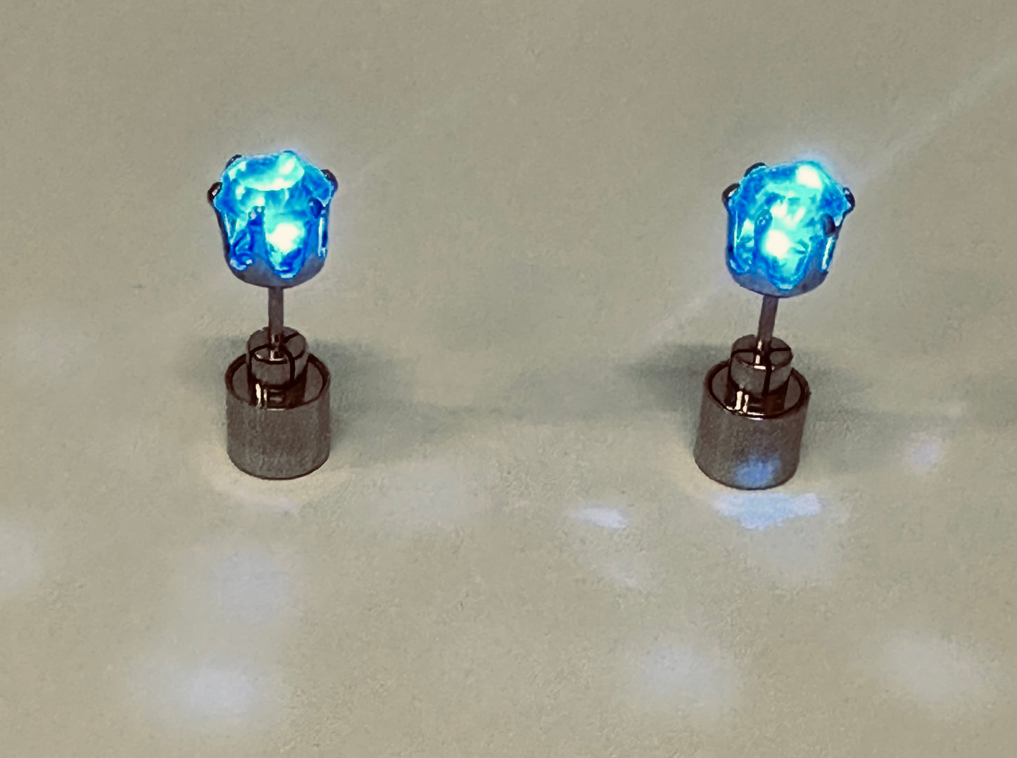 π‘ Blue LED Light Up Earrings β Glow in Style at Every Party! β¨