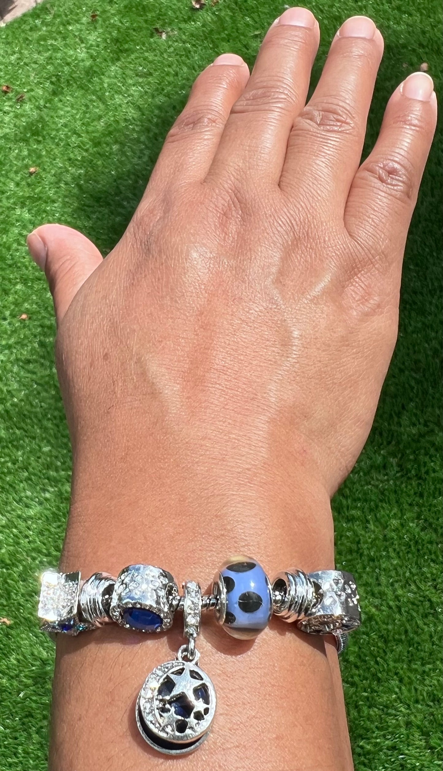 Glass Geometric Beaded Bracelet Jewelry