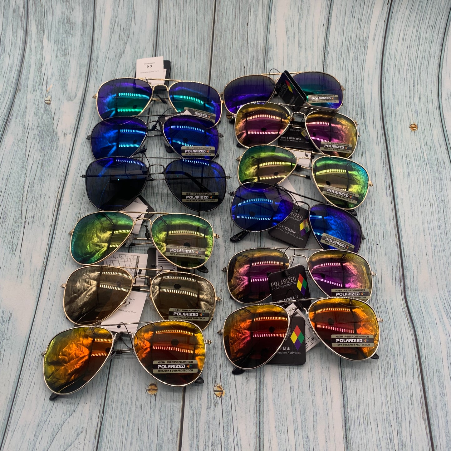 UV400 Aviator Sunglasses – Retro Unisex Style, Random Colors