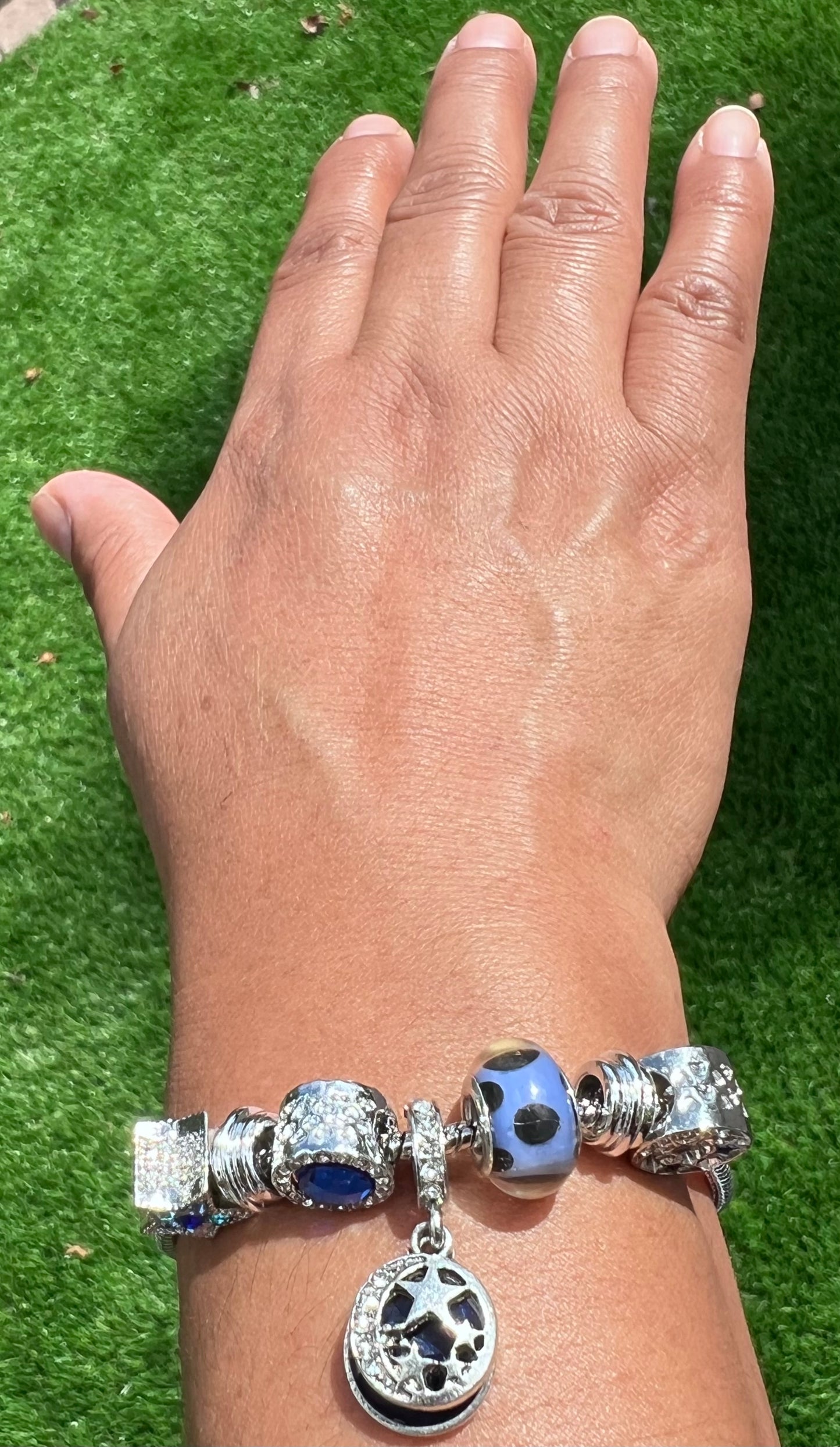 Glass Geometric Beaded Bracelet Jewelry