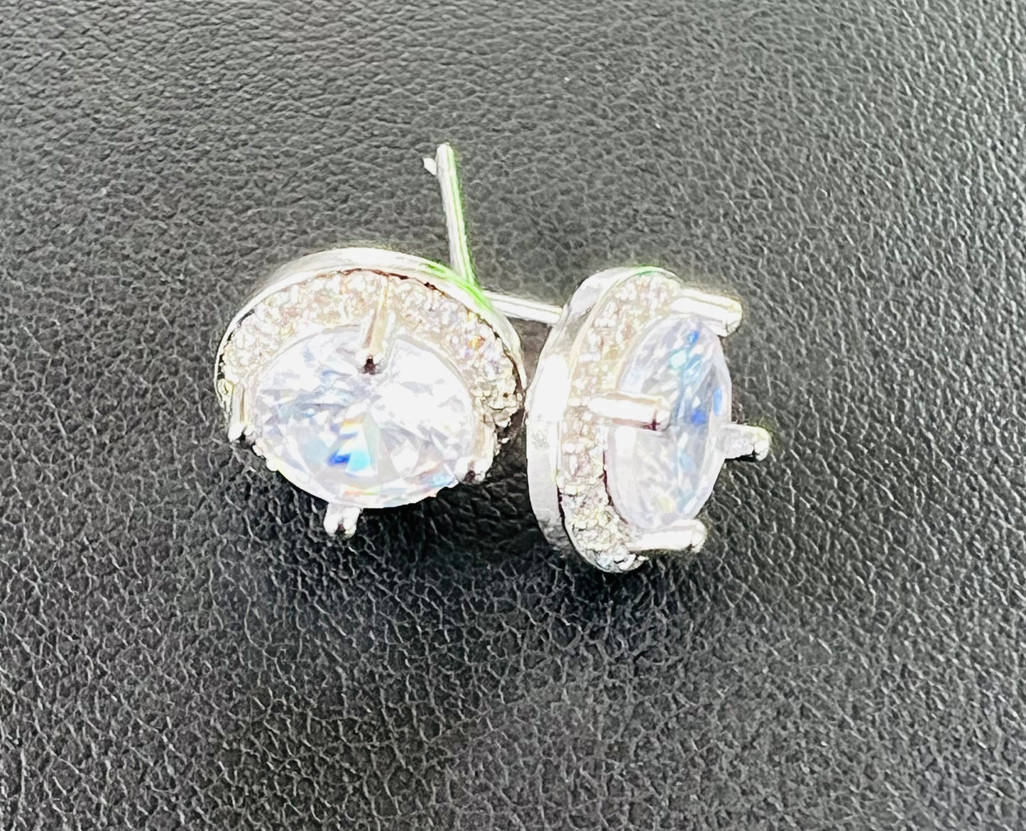 925 Silver Stud Earrings for Women Fashion Jewelry A Pair/set