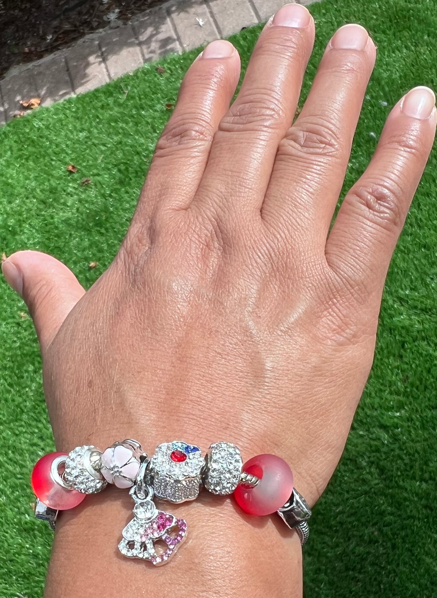 Handmade Retro Crystal Beaded Bracelet – Colorful Glass Jewelry