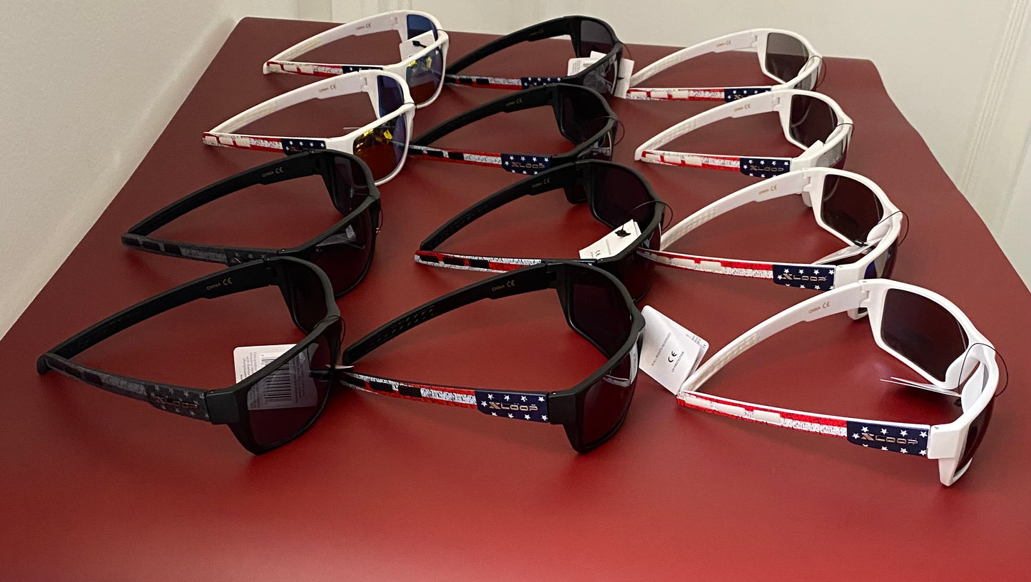 Arctic Shield UV400 Sunglasses for Men – Bold Retro Look, Assorted Frame Colors