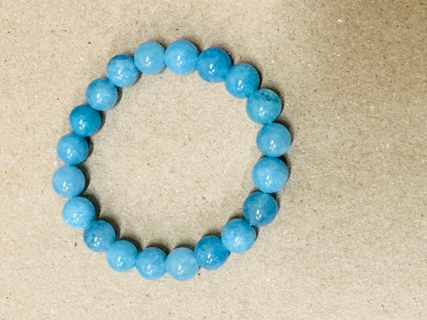 Jade Blue Bracelet 10mm