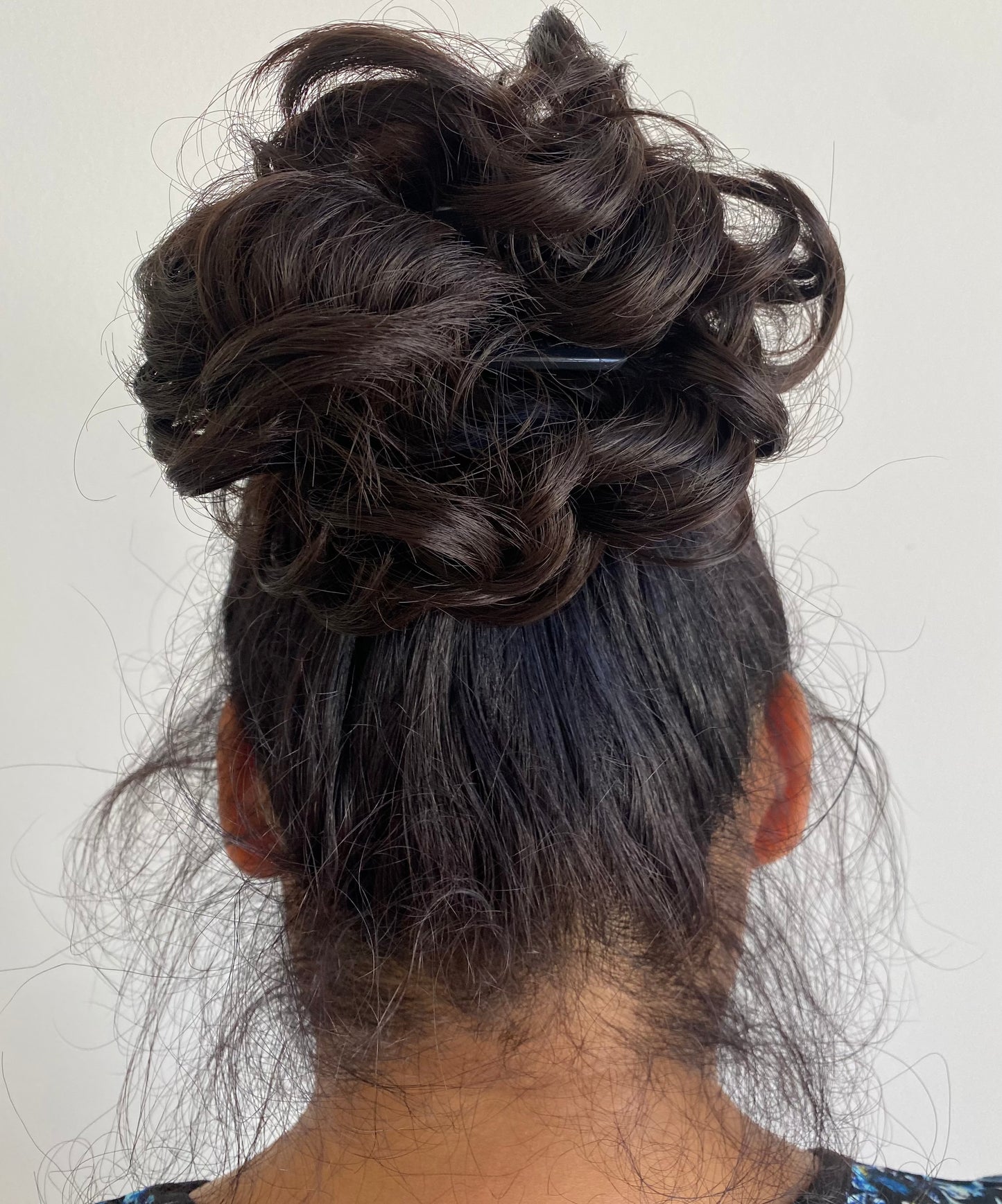 Risbel Messy Curly Hair Bun – Claw Clip-in Hairpiece | Wavy Ponytail Extension for Women
