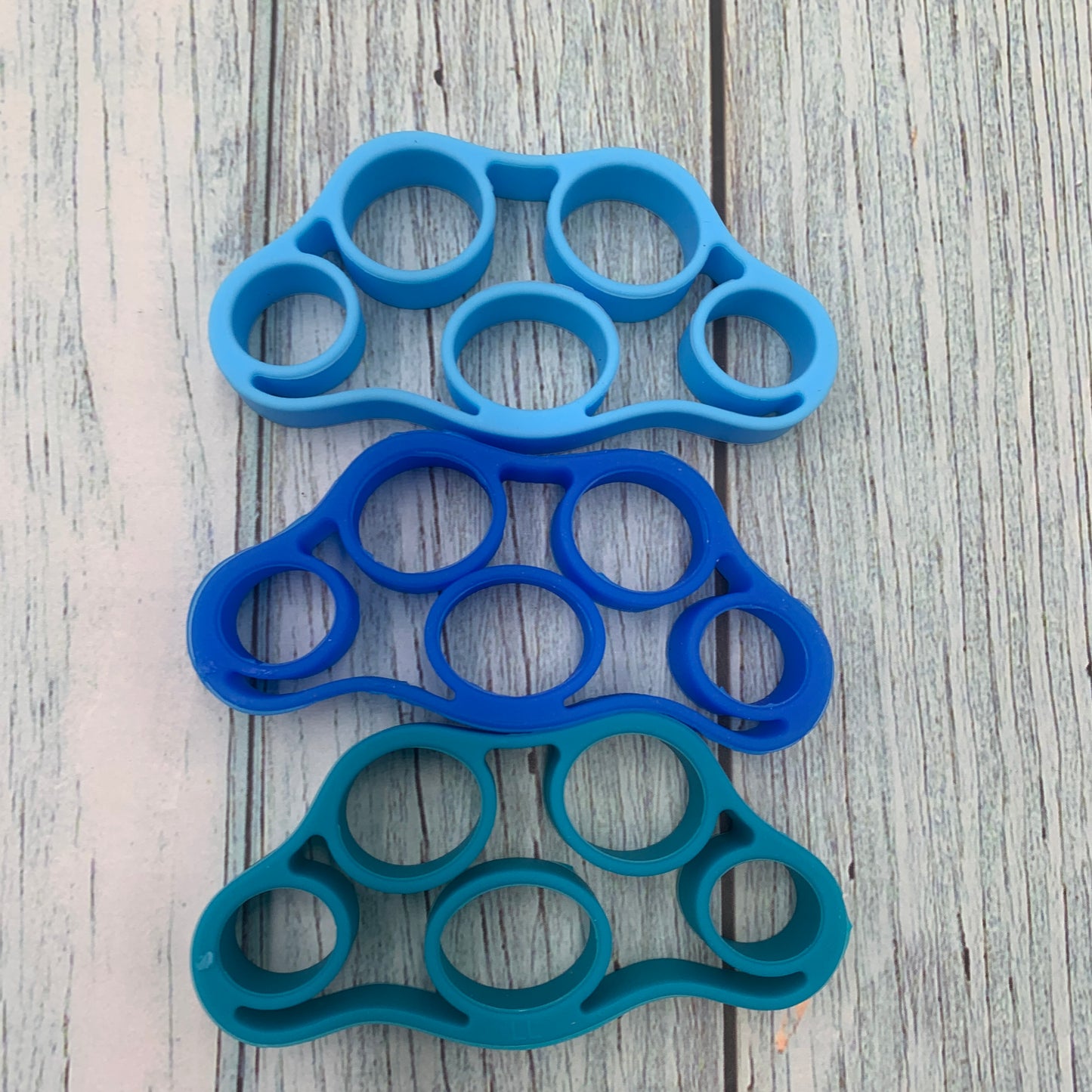 3PCS Finger Exerciser Strengthener Wrist Forearm Grip Trainer Resistance Band