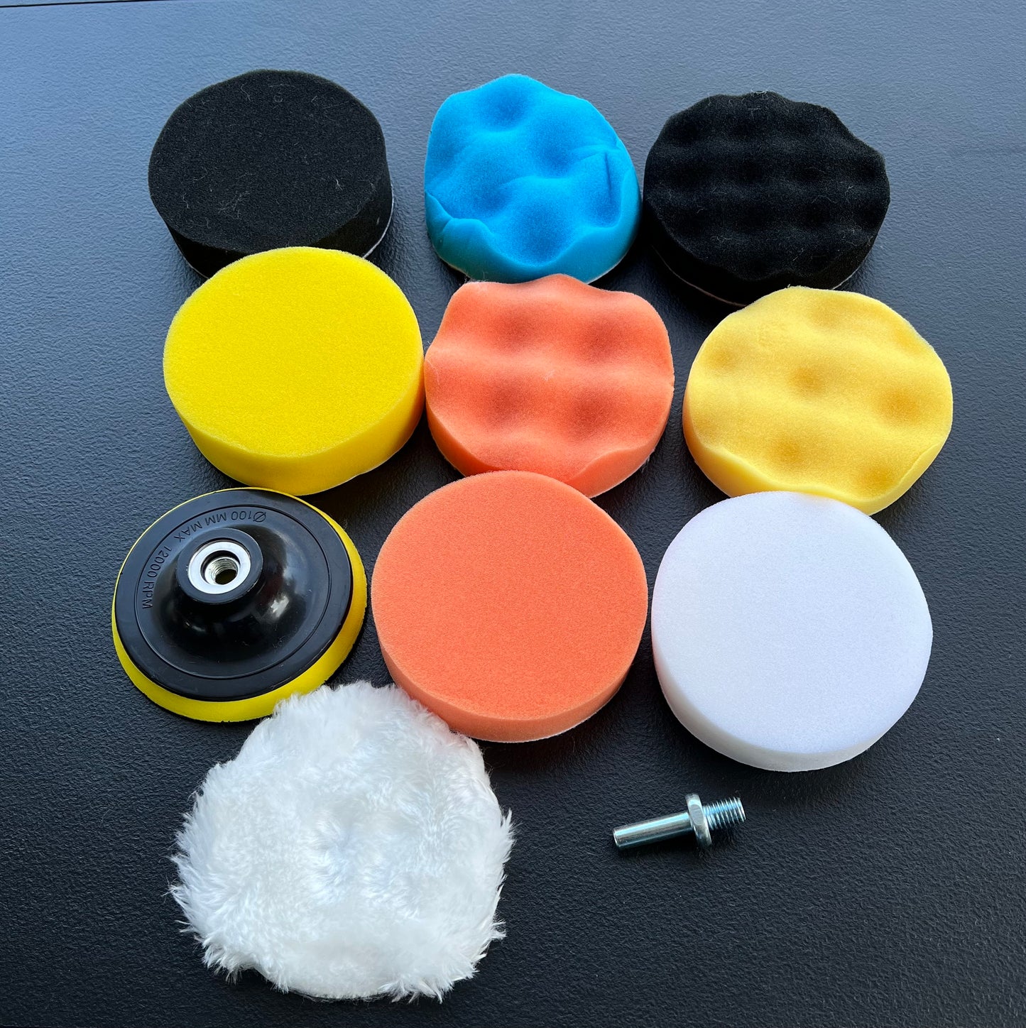 11 Pcs Car Buffing Pads Sponge Kit Polishing Buffer Set