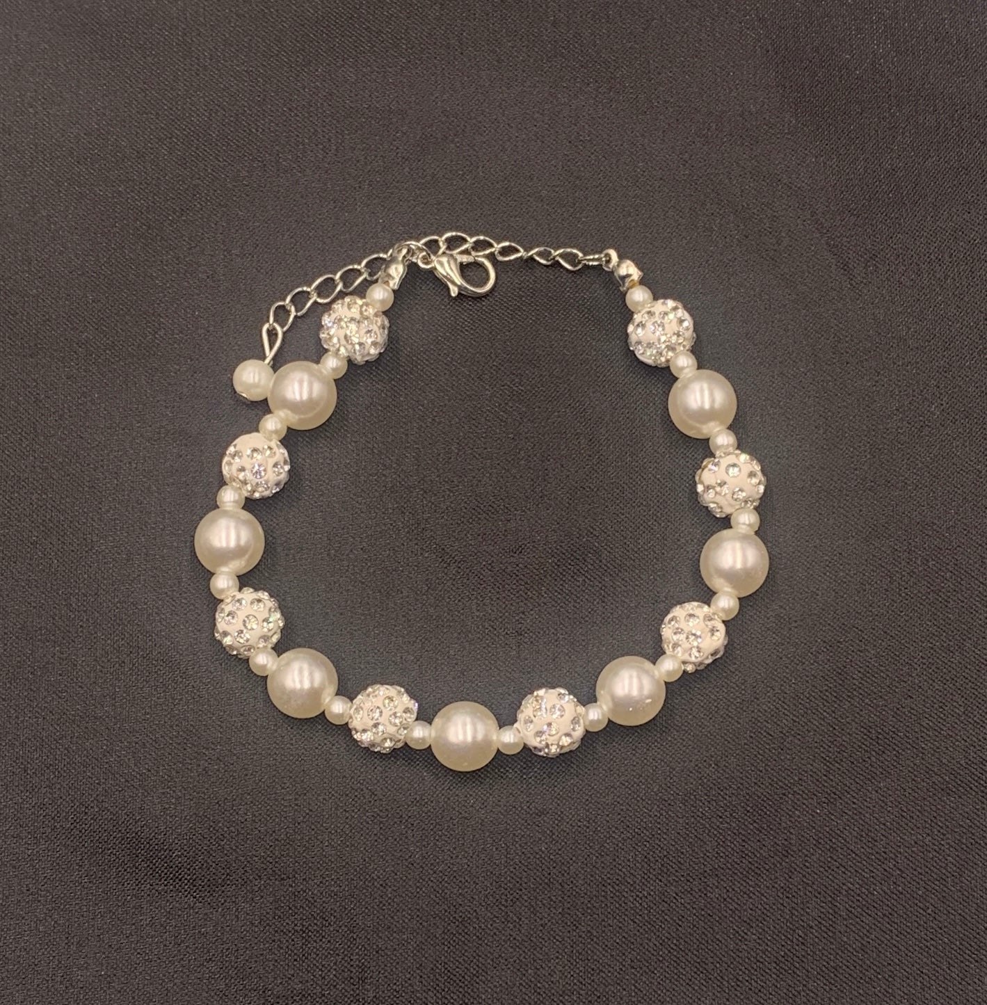 Creative retro minimalist classic artificial gemstone pearl bracelet NHPJ152880