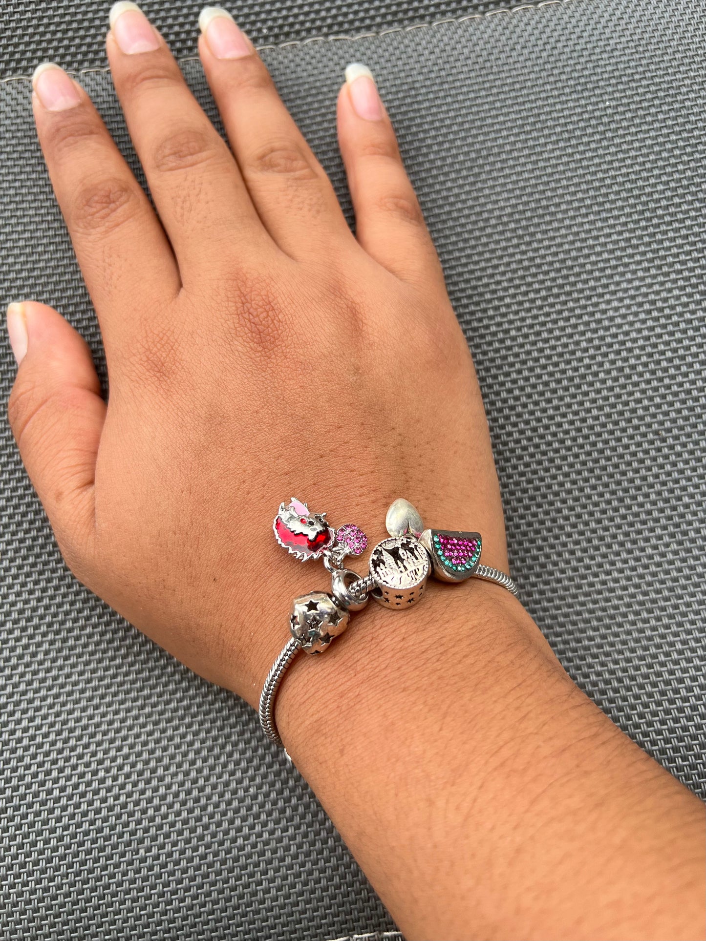 ❗️NEW❗️ Creative Fashion Watermelon Heart Rhinestone Alloy Bracelet