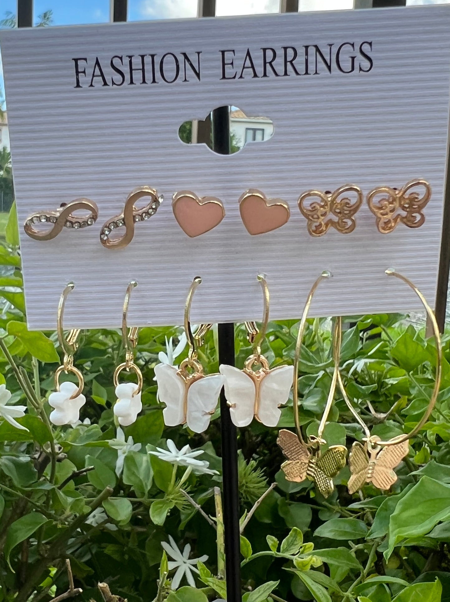 new butterfly earrings set 6 pairs creative butterfly earrings heart earrings