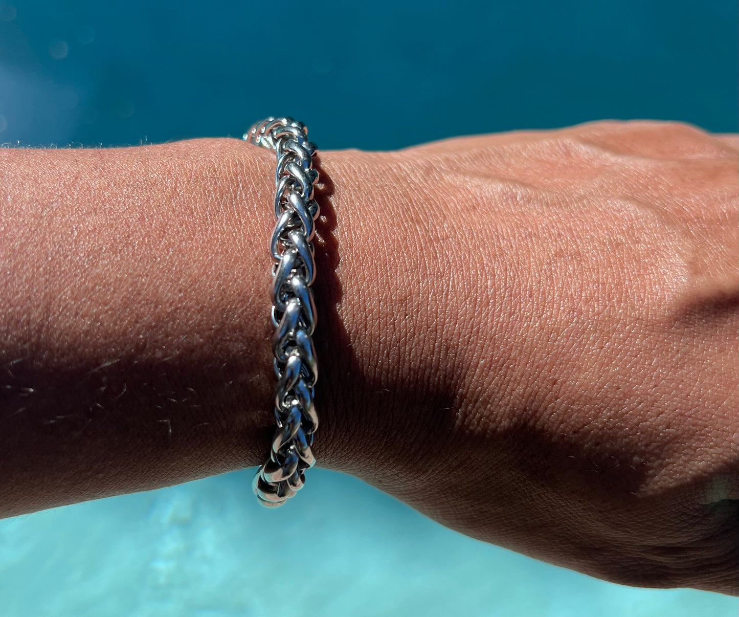 Stainless Steel 3. 2mmnk Flat Bracelet Men's Titanium Steel Bracelet Wholesale