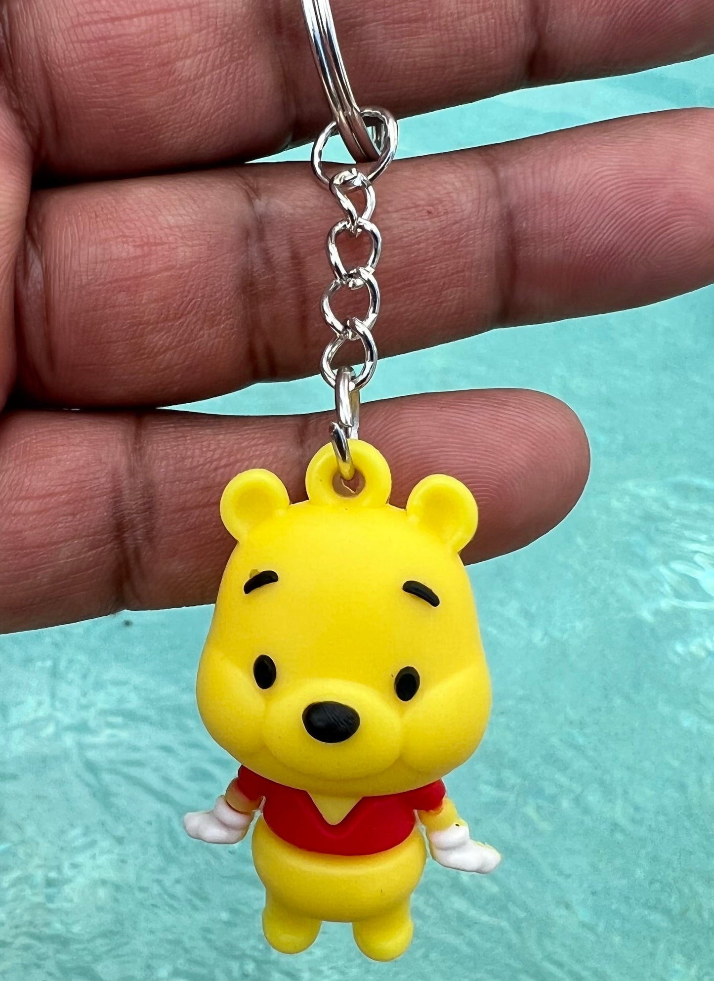 Winnie The Pooh Keychain - 3D PVC Extremely Durable