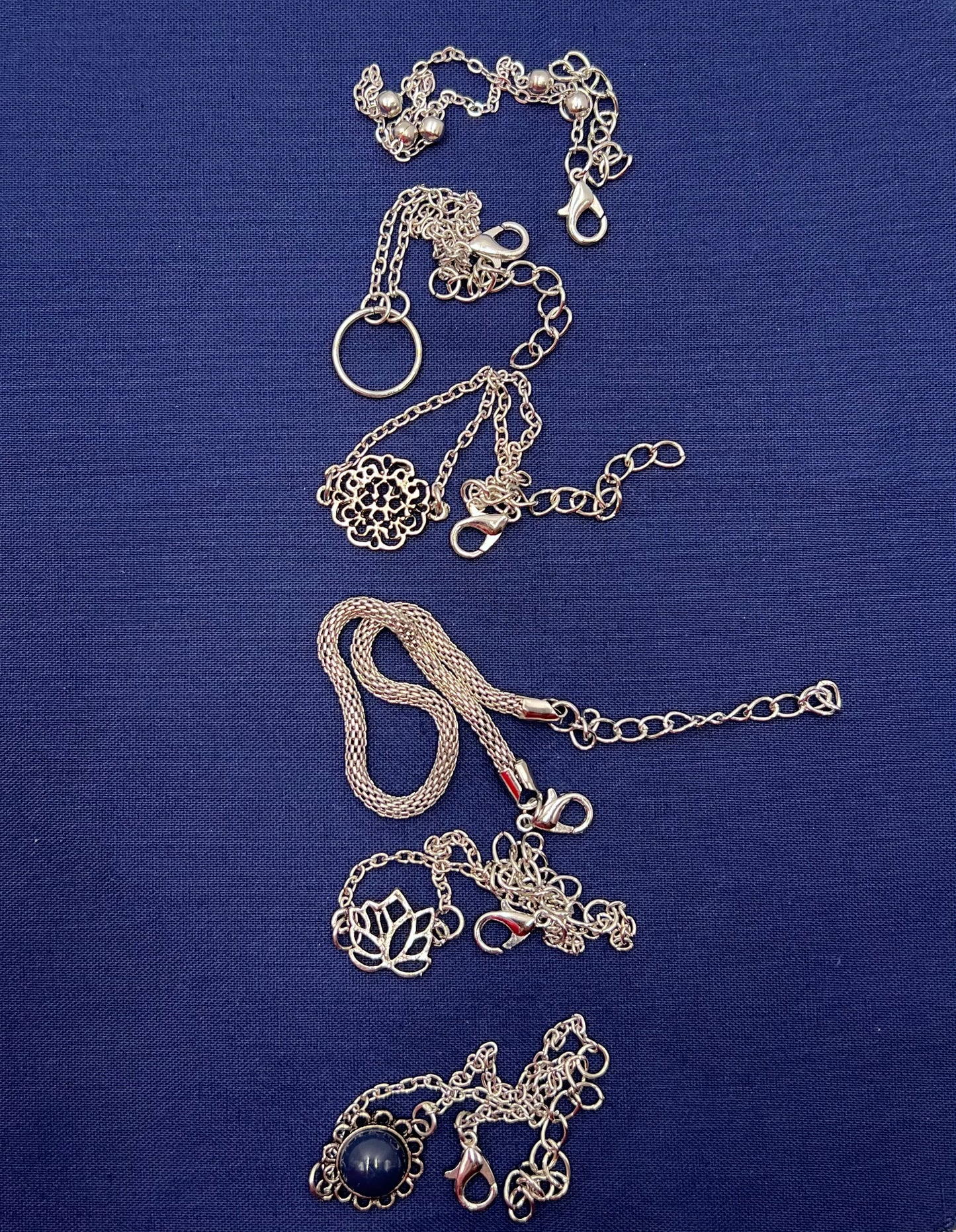 6-Piece Silver Plated Snake Chain Bracelet Set β Alloy Layered Bracelets for Women