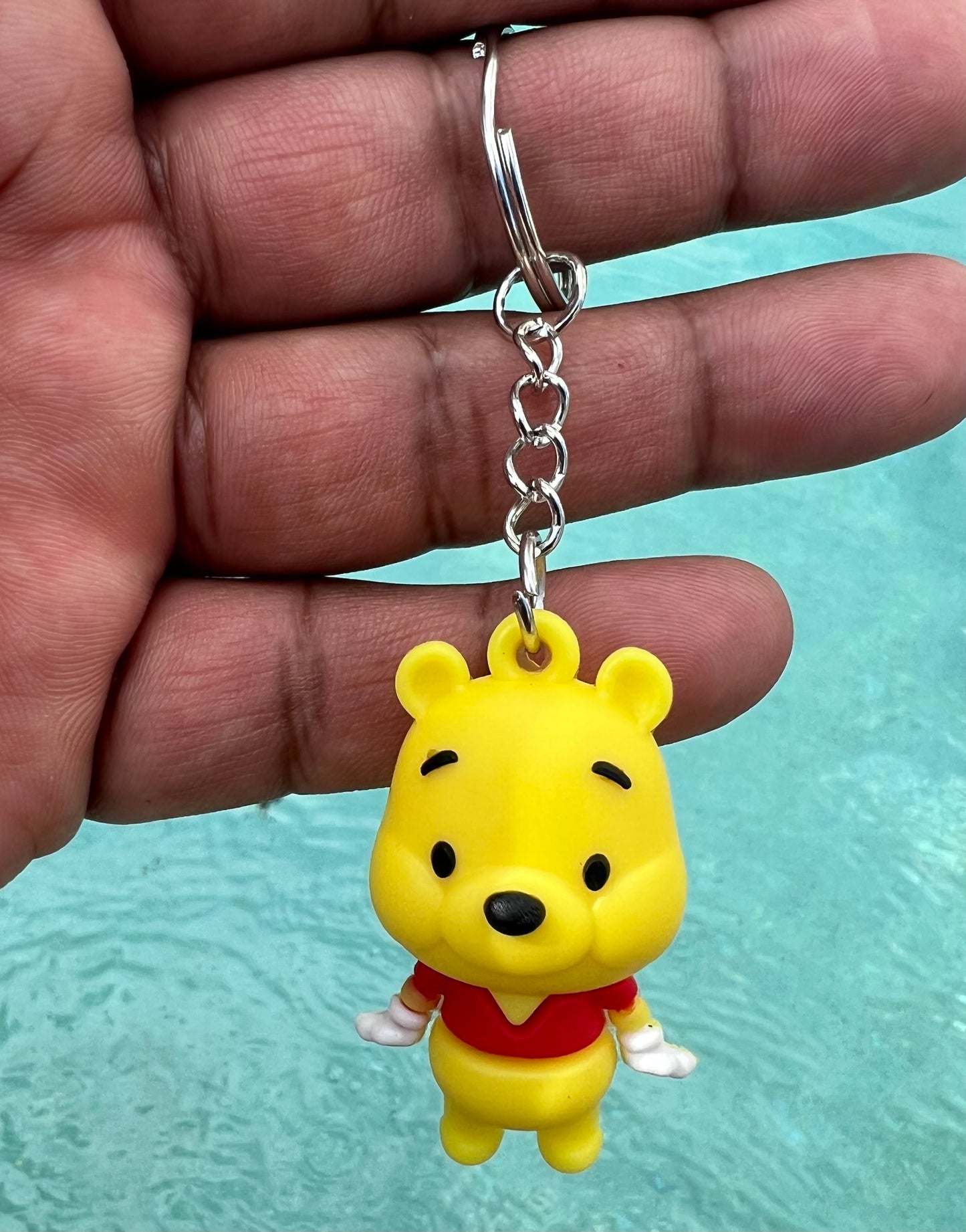 Winnie The Pooh Keychain - 3D PVC Extremely Durable