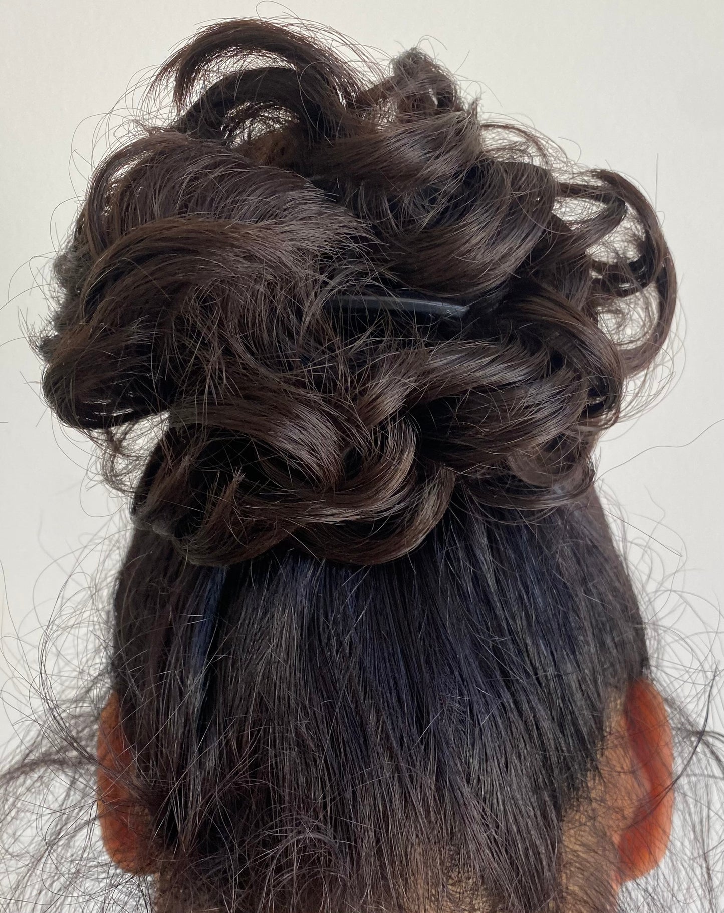 Risbel Messy Curly Hair Bun – Claw Clip-in Hairpiece | Wavy Ponytail Extension for Women