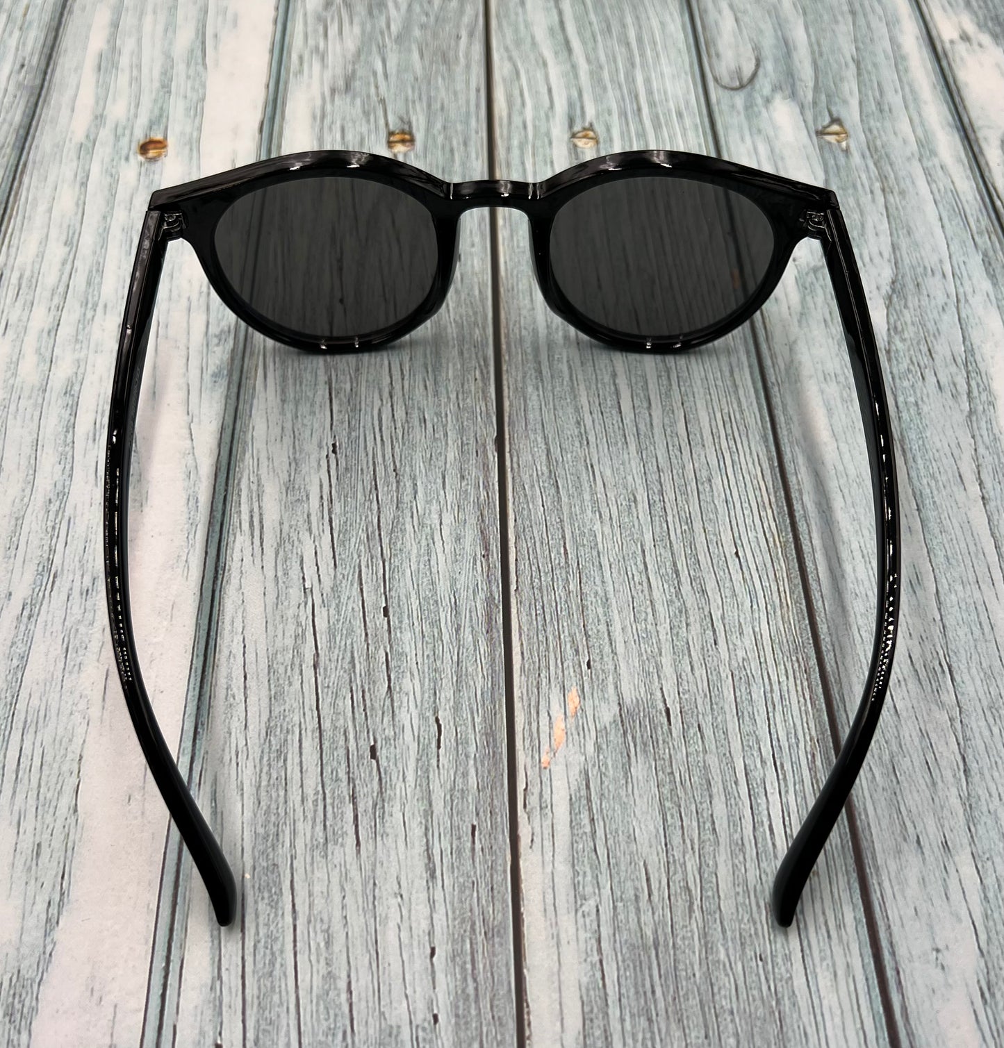 Hot Simple Round Black Frame Retro Sunglasses with UV Protection Coating