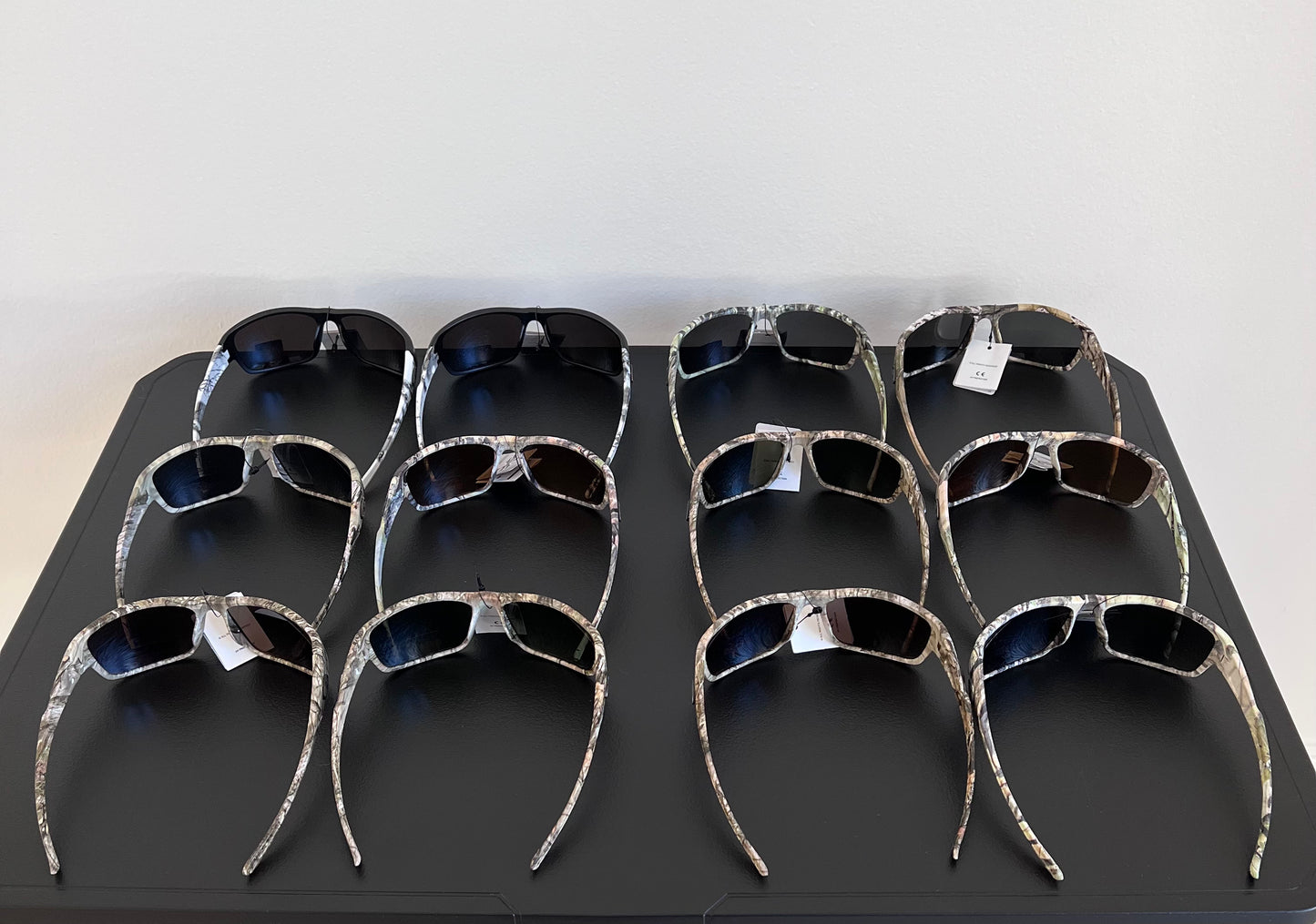 Camo Print Retro Sunglasses – Random Color UV400