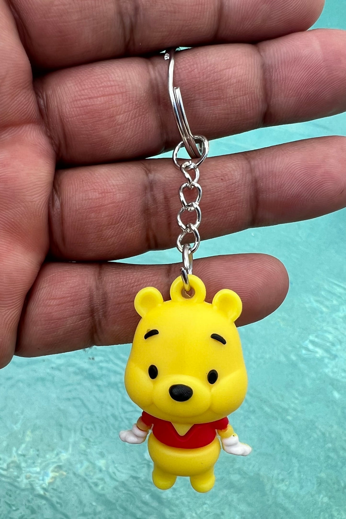 Winnie The Pooh Keychain - 3D PVC Extremely Durable
