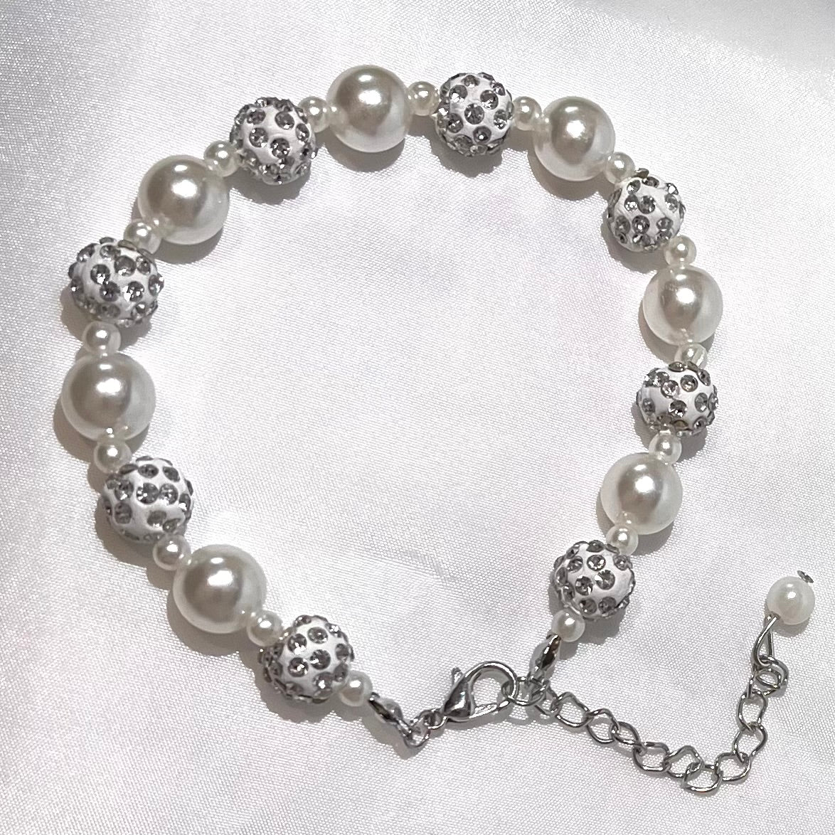 Creative retro minimalist classic artificial gemstone pearl bracelet NHPJ152880