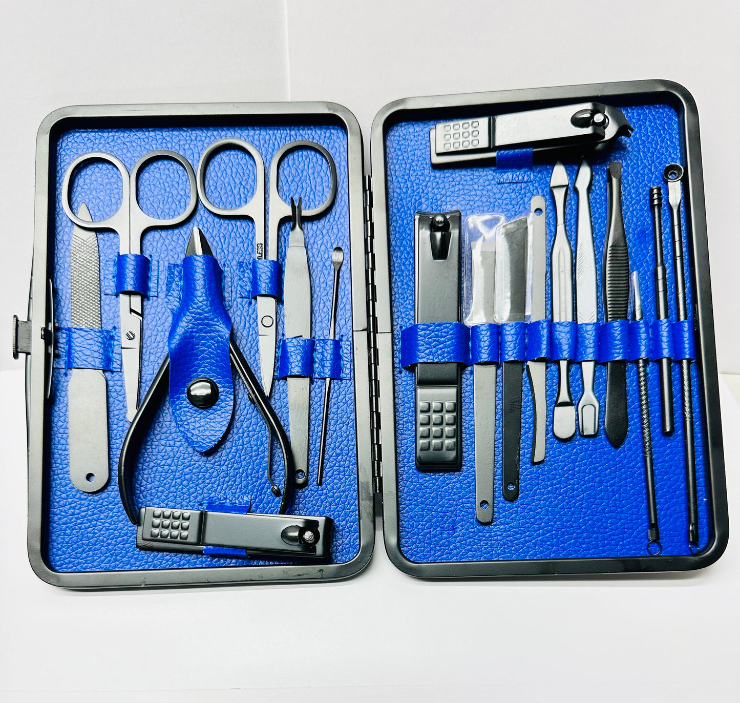 18-in-1 Stainless Steel Pedicure Manicure Set β Professional Grooming Kit with Travel Case for Men & Women