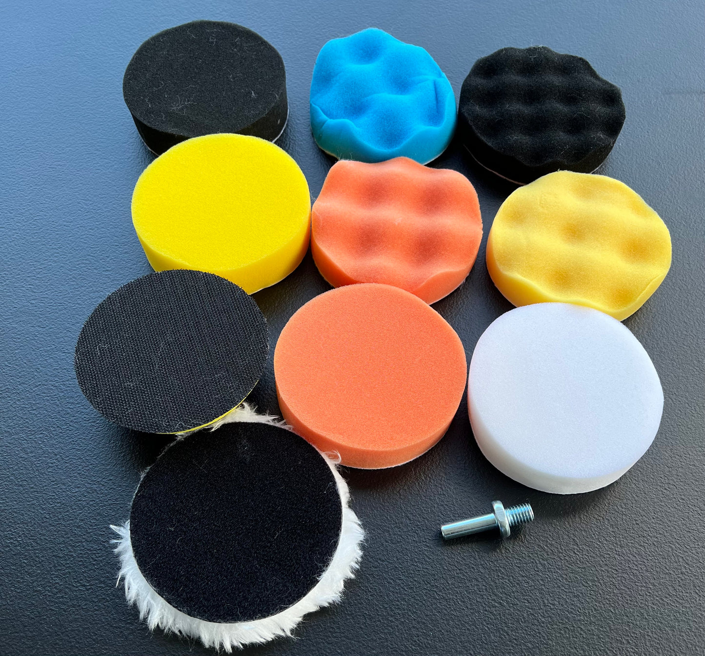 11 Pcs Car Buffing Pads Sponge Kit Polishing Buffer Set