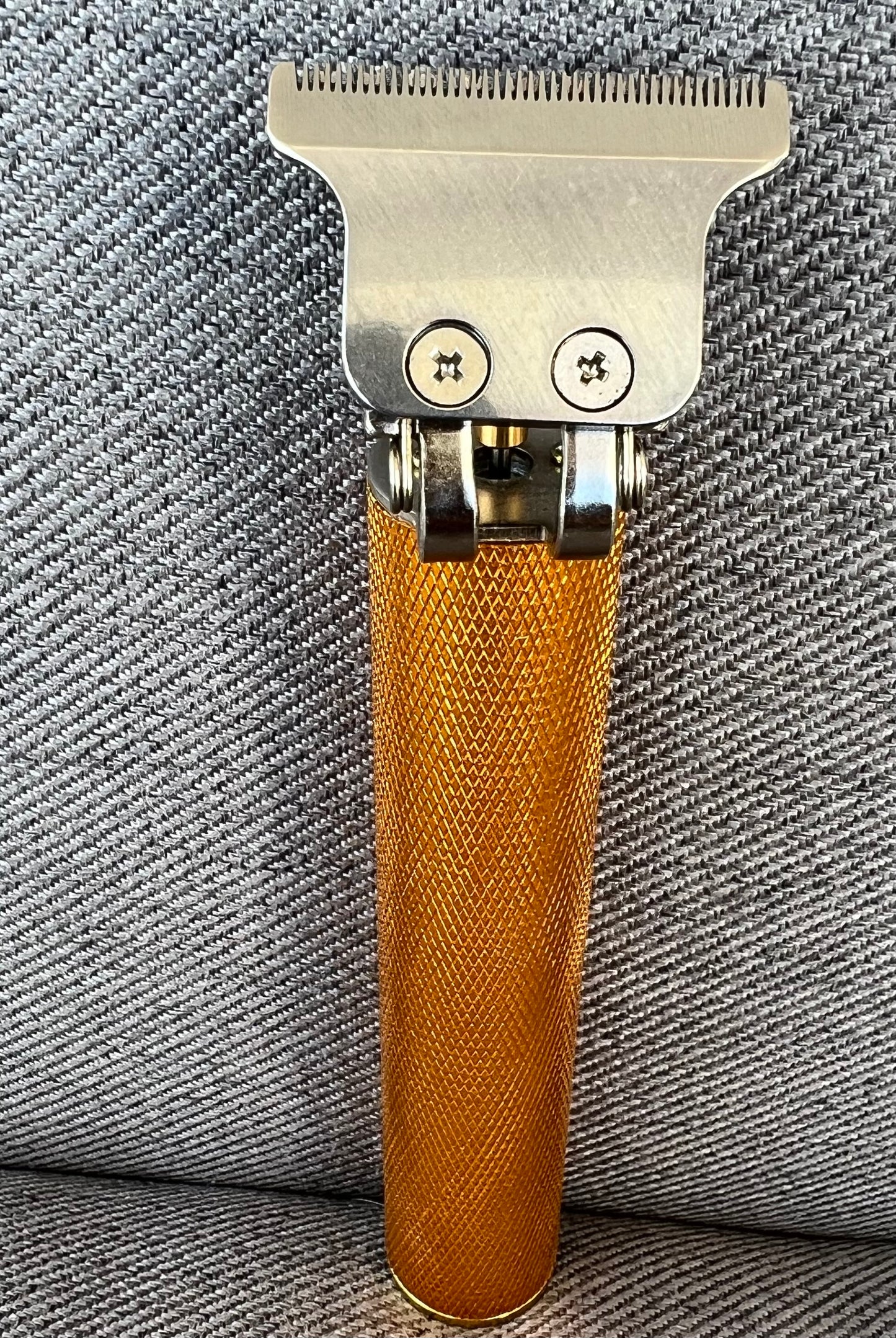 Vintage T9 Barbeador Gold Beard Hair Trimmer Cutter Machine for Men