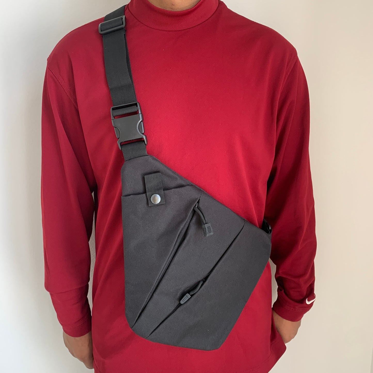 NEW Backpack Shoulder Holster Chest Pack Single Bag Portable Backpack BLACK