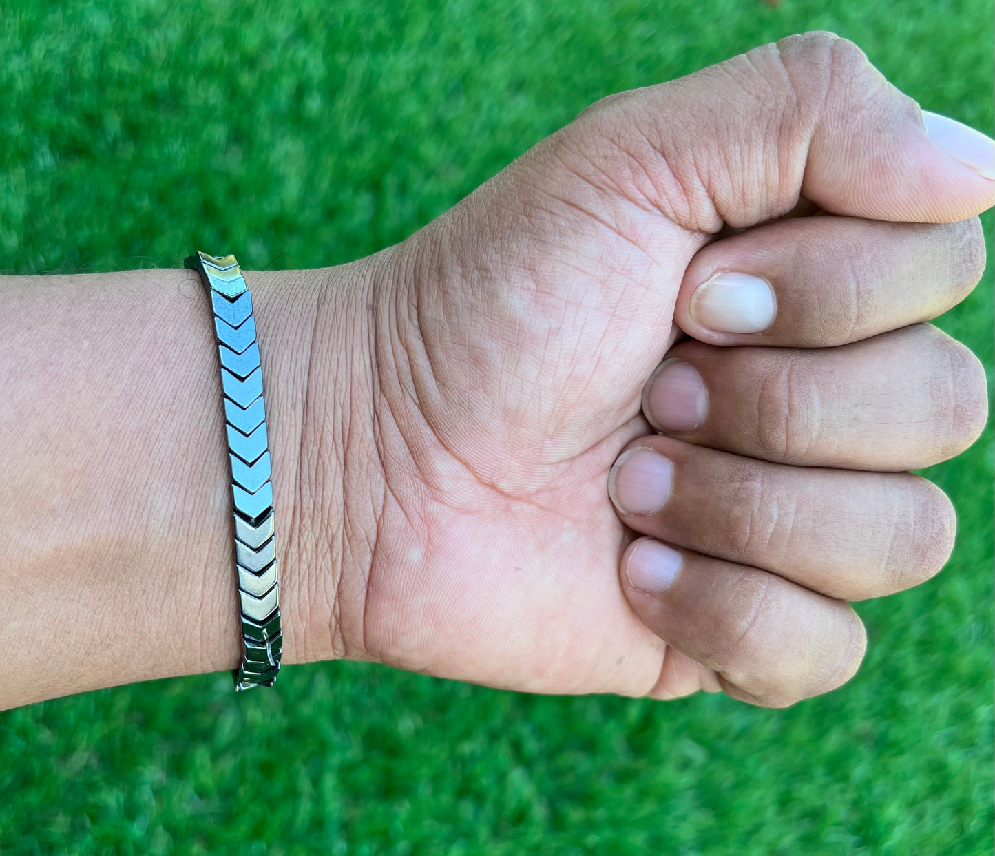 new hematite degaussing bracelet handmade gallstone arrow punk style bracelet