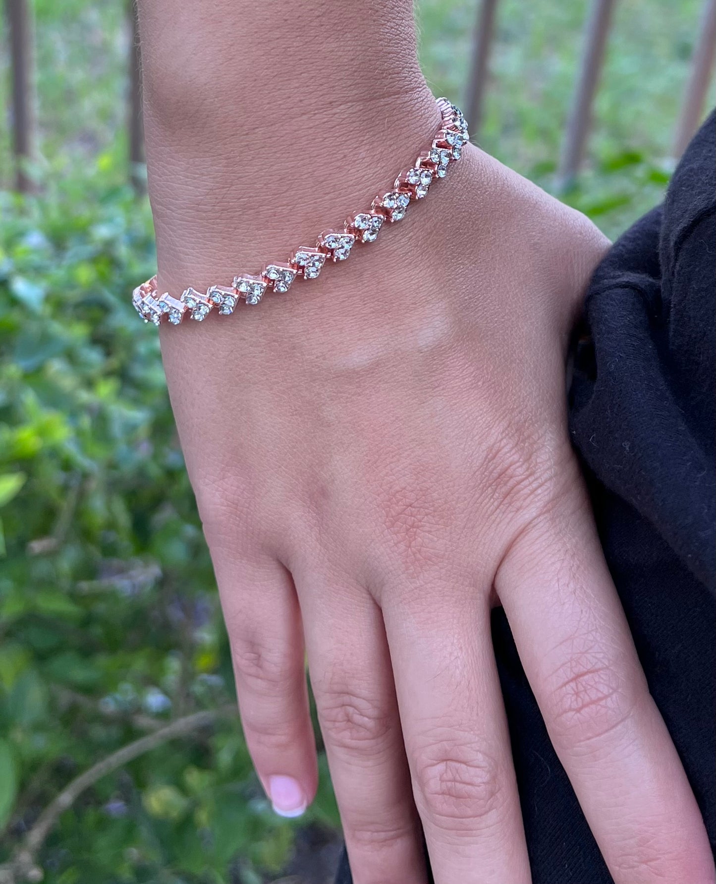 ‼️NEW Trend‼️ Beautiful Full Heart-Shaped Diamond Simple Crystal Zircon Alloy Bracelet🎁