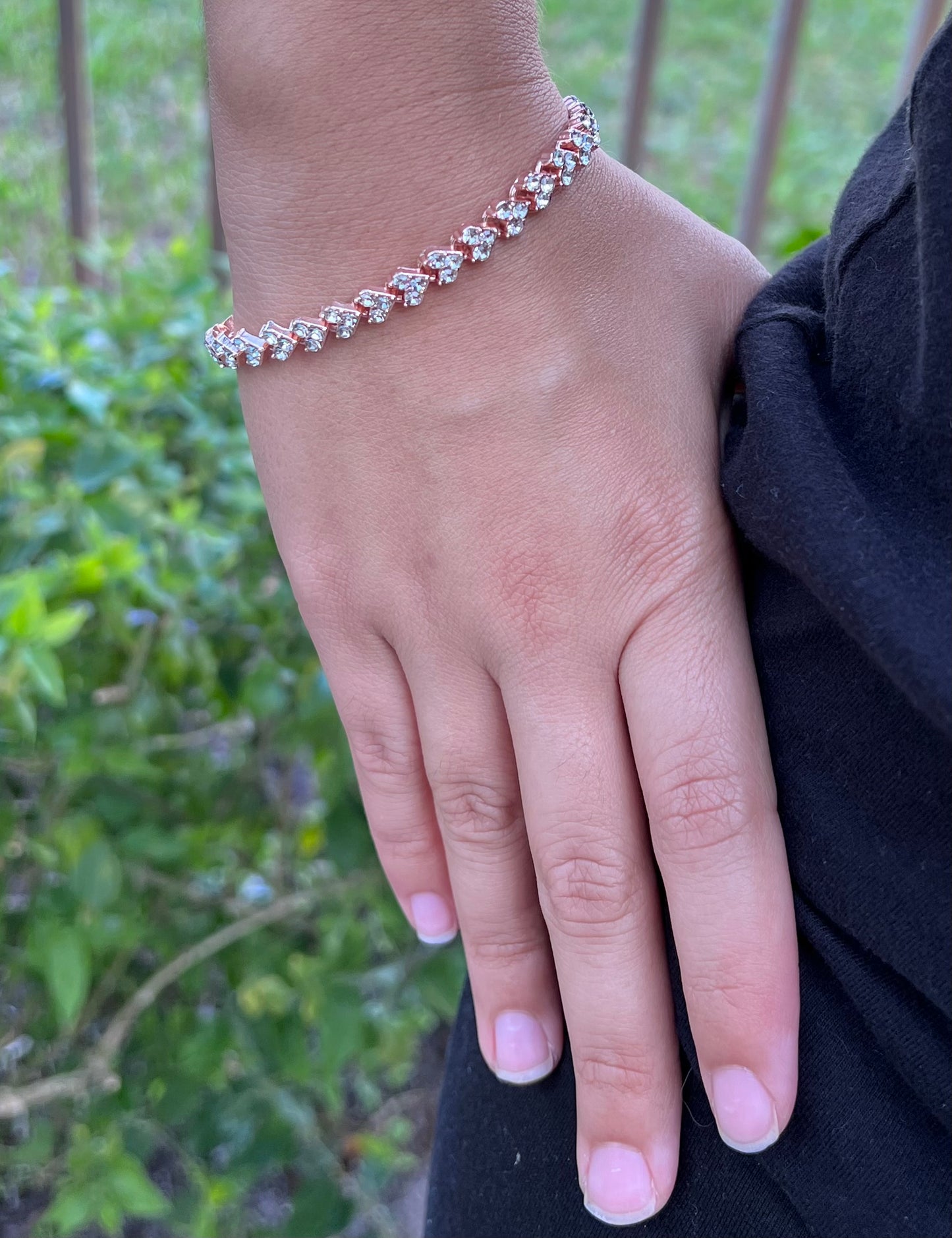 ‼️NEW Trend‼️ Beautiful Full Heart-Shaped Diamond Simple Crystal Zircon Alloy Bracelet🎁