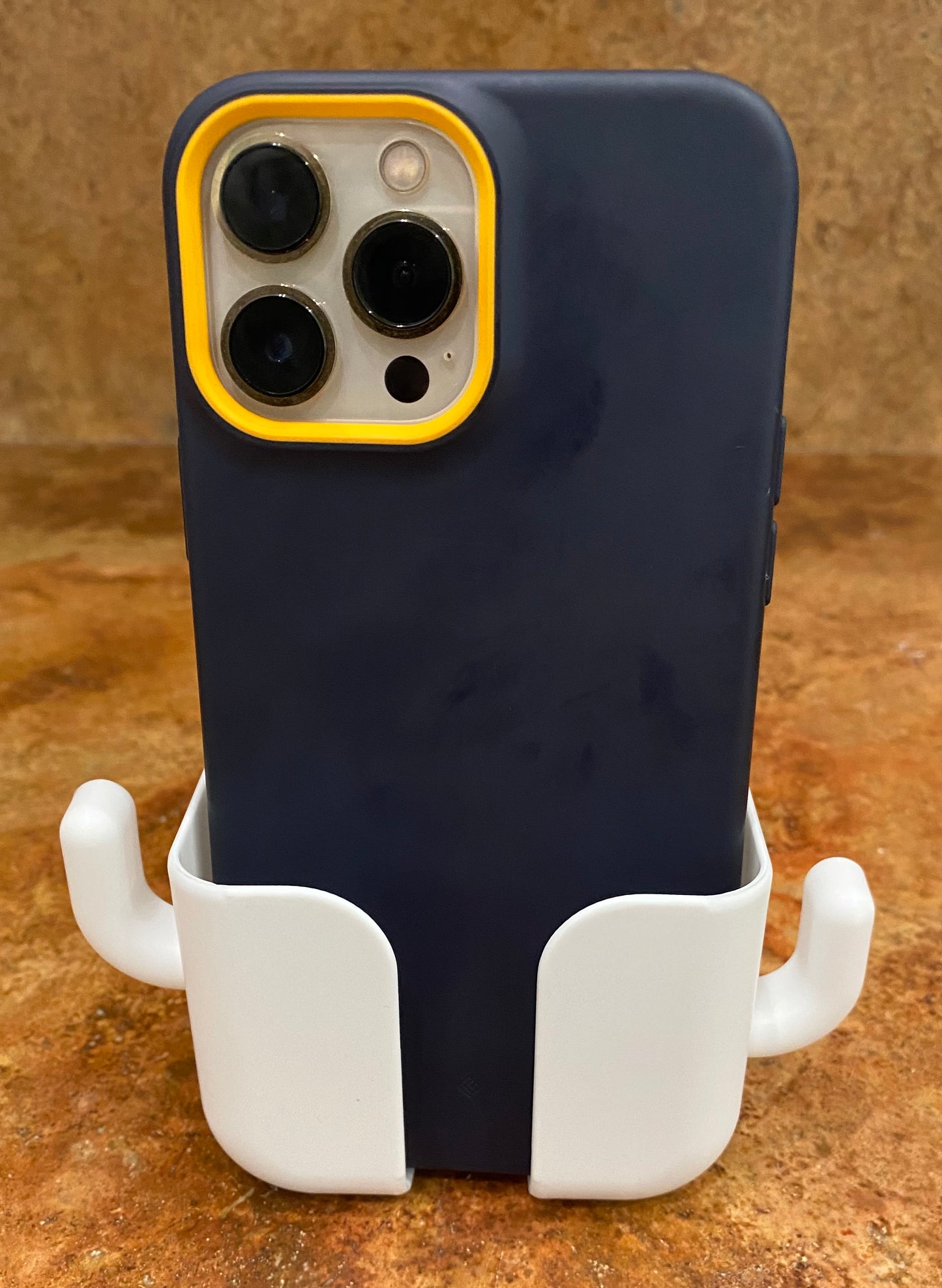 4 Pieces Mobile Phone Plug Wall Mount Holder with Hooks Multi-Function Remote Control Storage Box Se
