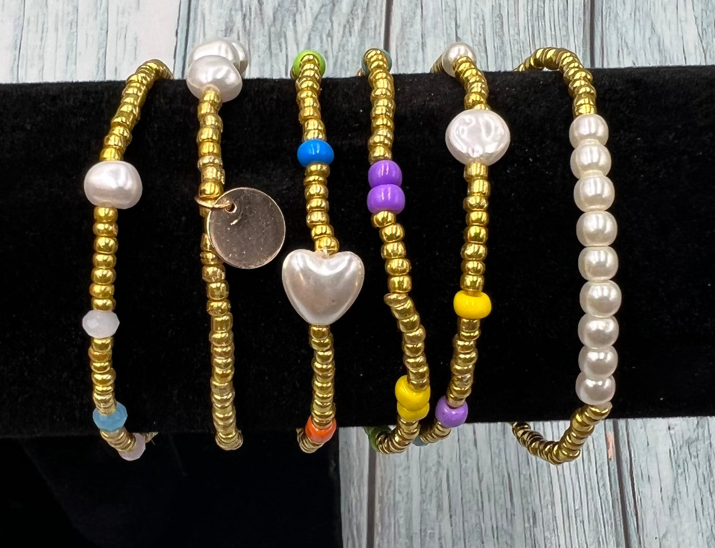 Baroque Shaped Pearl Heart Fashion Bracelet