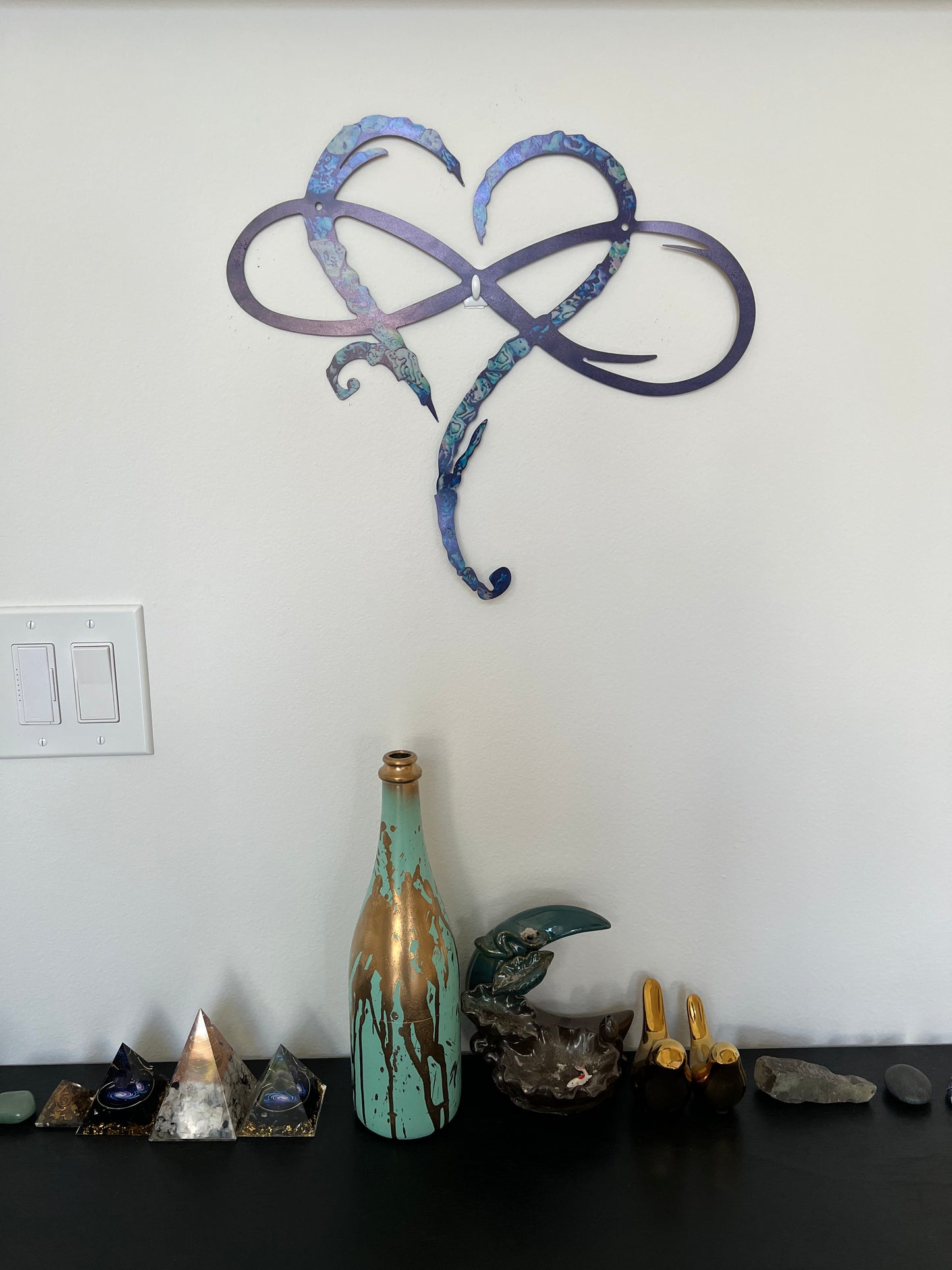 Eternal Love Infinite Diamond Heart Wall Decor