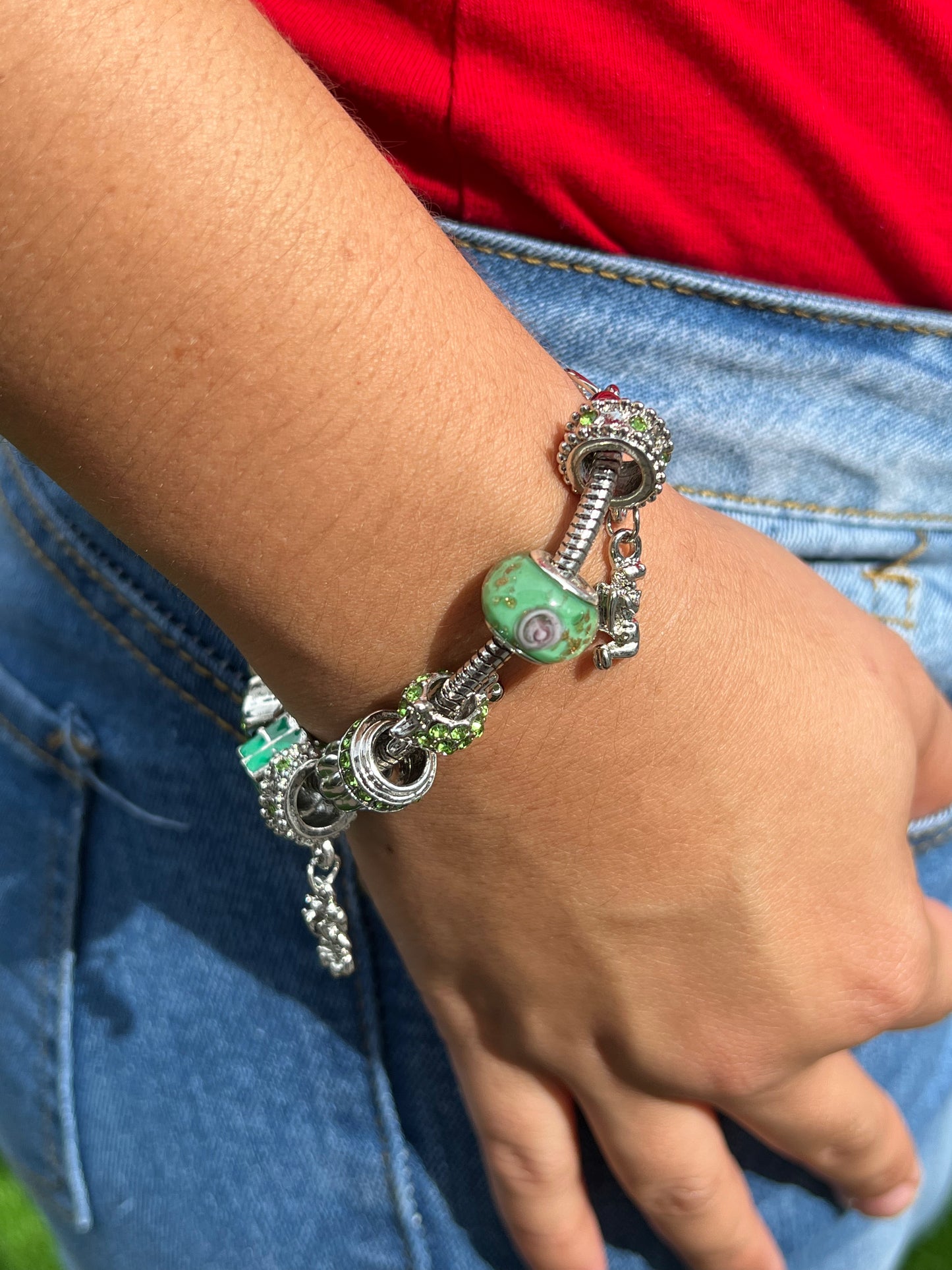 Colorful Retro Beaded Bracelet – Handmade Glass Crystal Jewelry for Women
