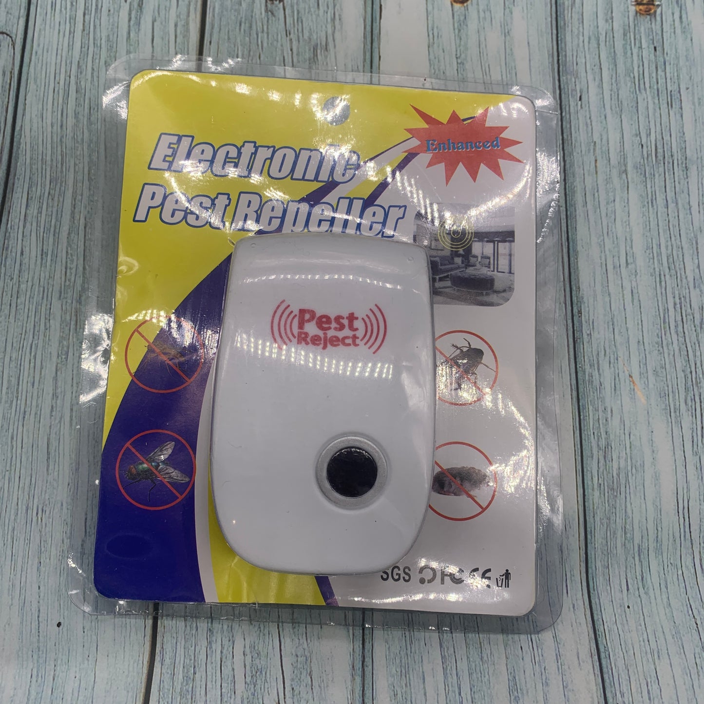 Ultrasonic Pest Repeller Plug-In β Electromagnetic & Ultrasonic Waves, Indoor Rodent & Insect Repellent (150γ‘ Range)