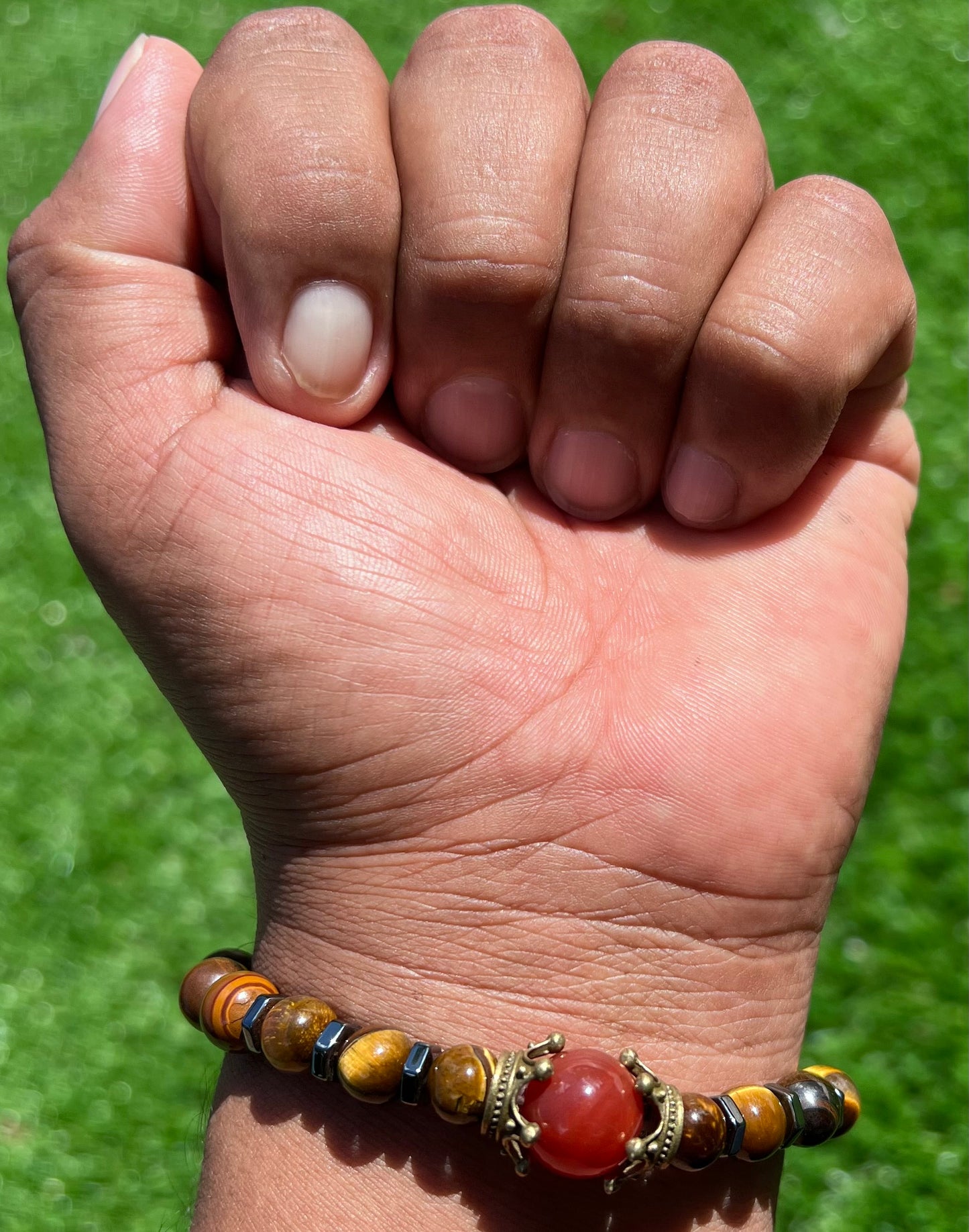 Retro Crown Stone Beaded Bracelets