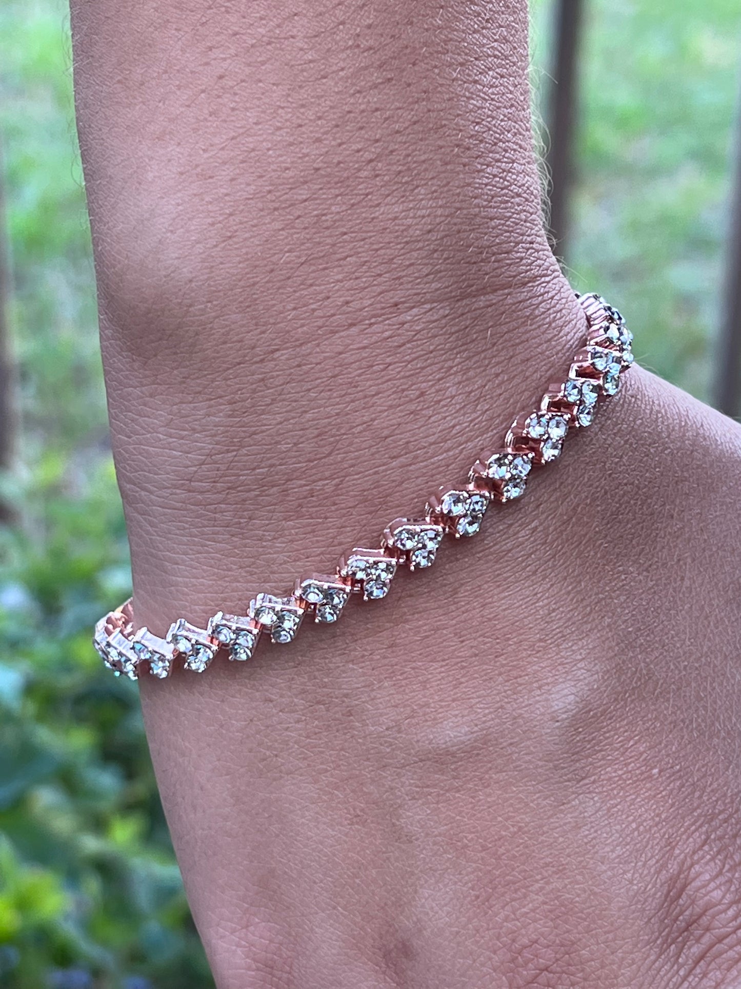 ‼️NEW Trend‼️ Beautiful Full Heart-Shaped Diamond Simple Crystal Zircon Alloy Bracelet🎁